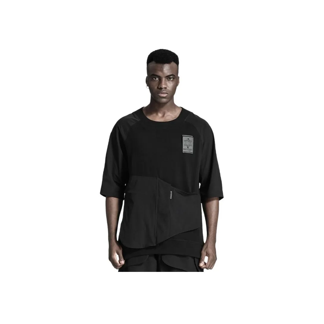 NORVINCY Comfortable And Breathable Sweat Wicking 100% Cotton Elbow Length Sleeved T Shirt Men's