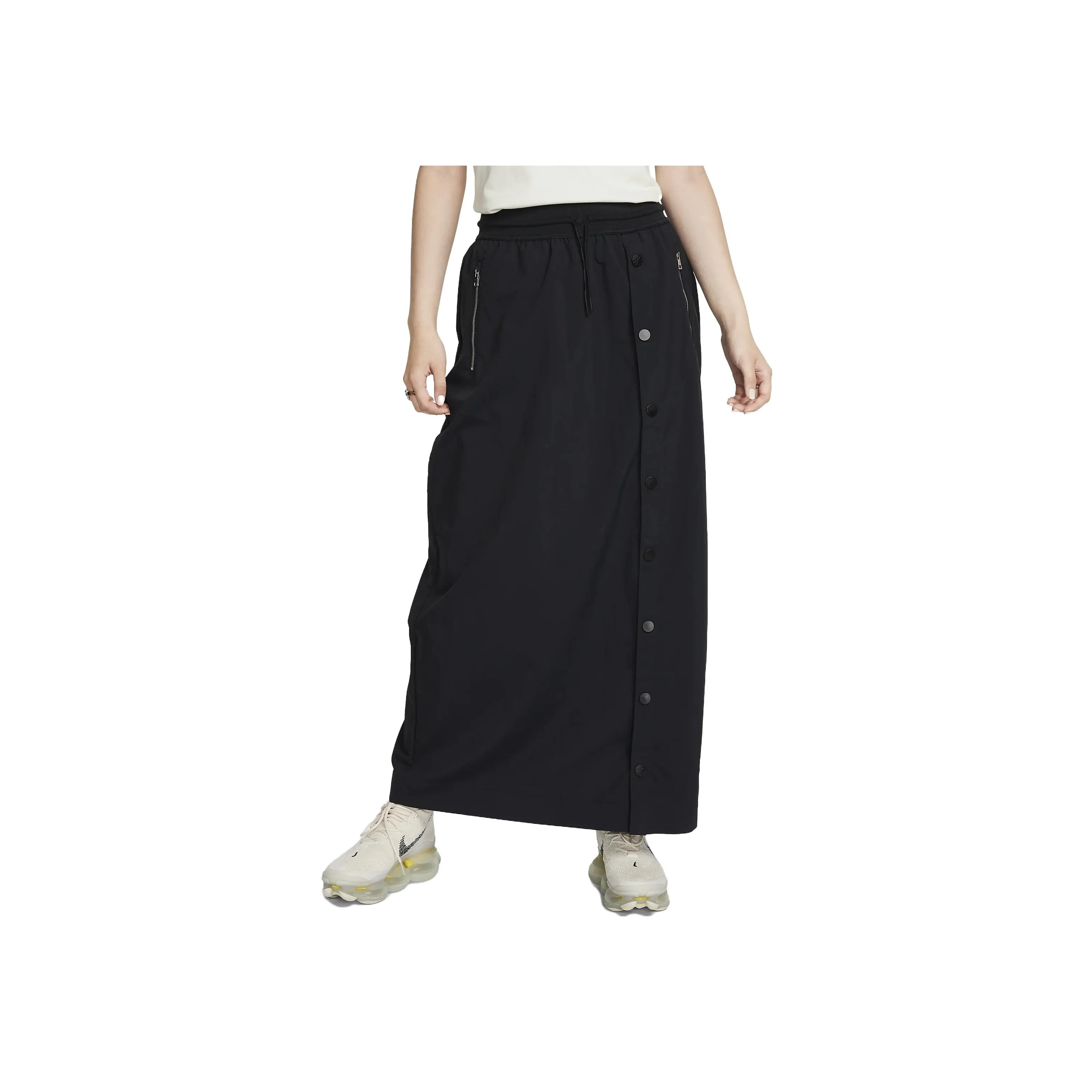 Nike Women's Loose Fit High-Waist Long Skirt Black