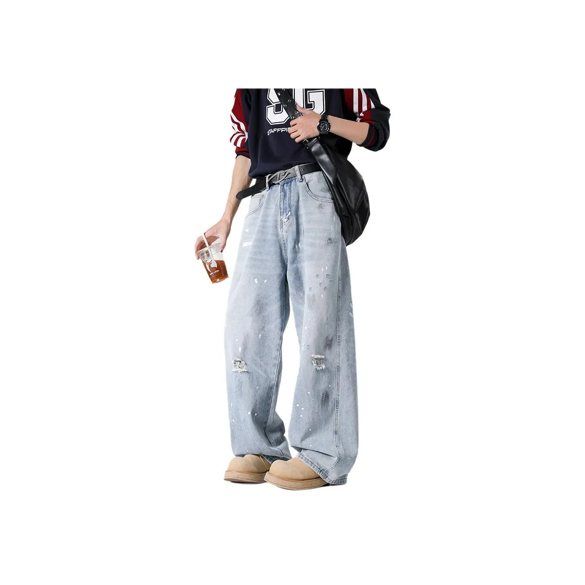 JASONWOOD Cowboy On The Run Jeans Unisex Light Blue