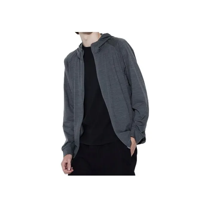 UNIQLO Quick Dry UV Protection Sun Protection Clothing Unisex Dark Gray