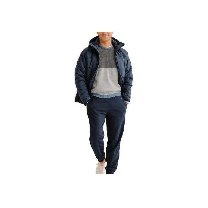 UNIQLO Темно-синие унисекс вязаные тренировочные брюки