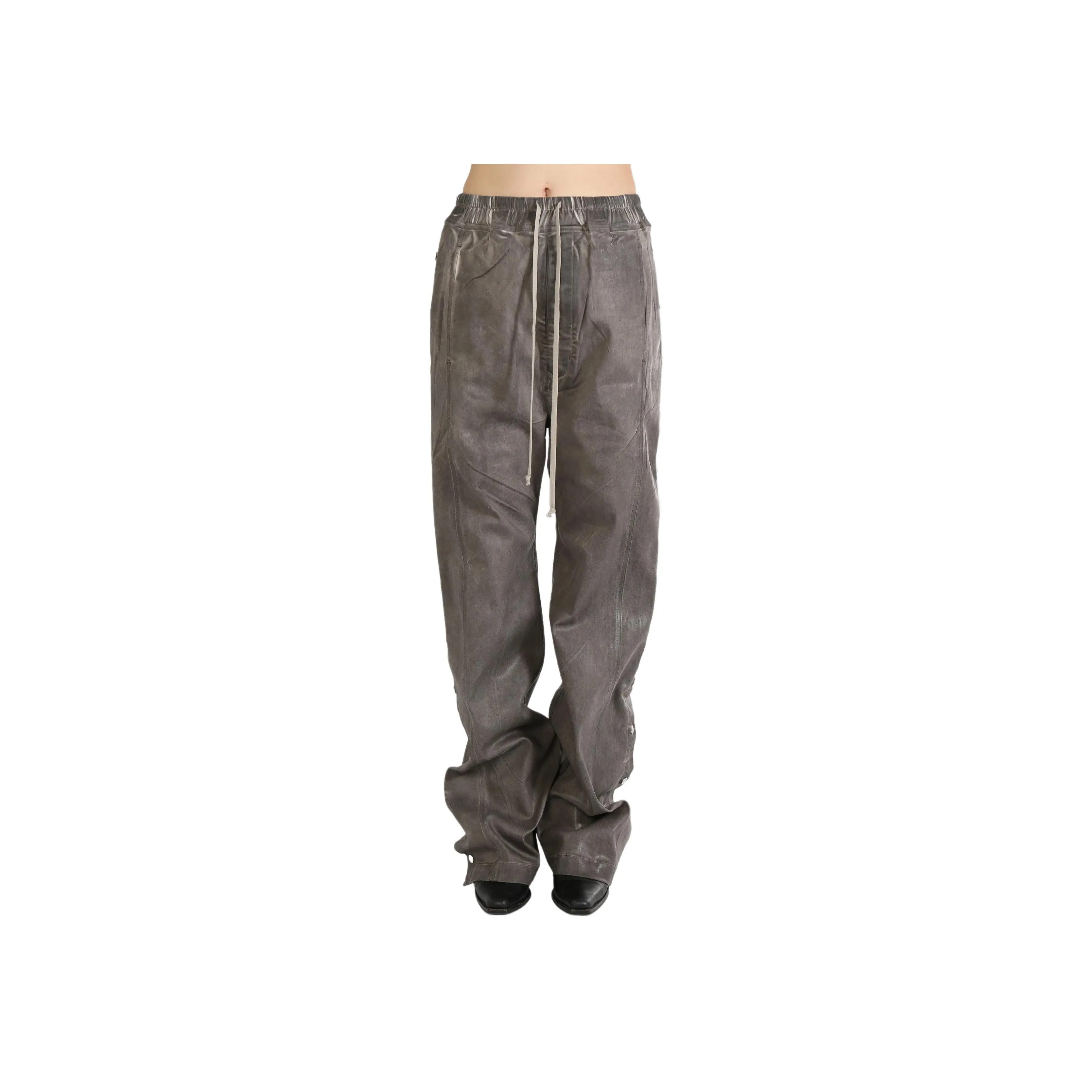 Rick Owens DRKSHDW Pantaloni In Denim   Pusher Pants Dust