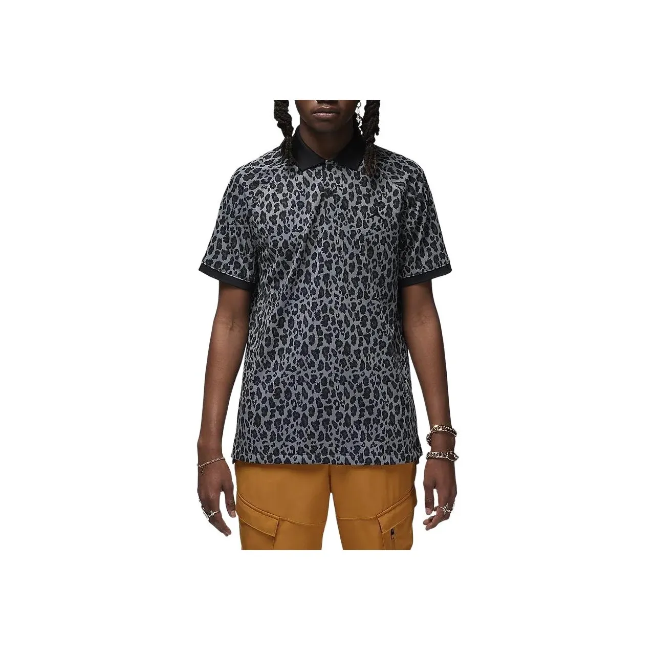 Jordan Dri FIT Sport Polo Shirt Men's Smoke Gray
