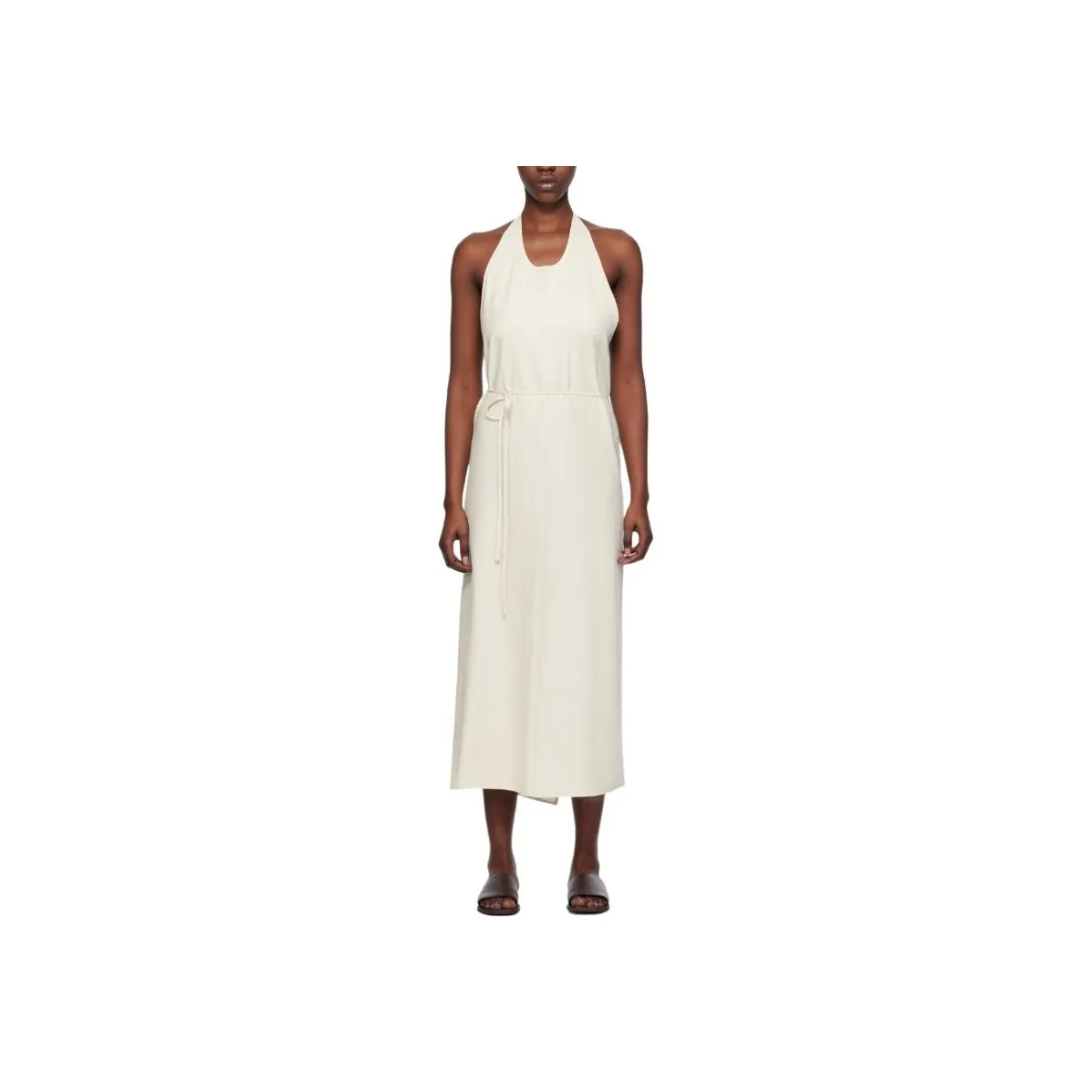 BASERANGE Sleeveless Dress Women's Gray White