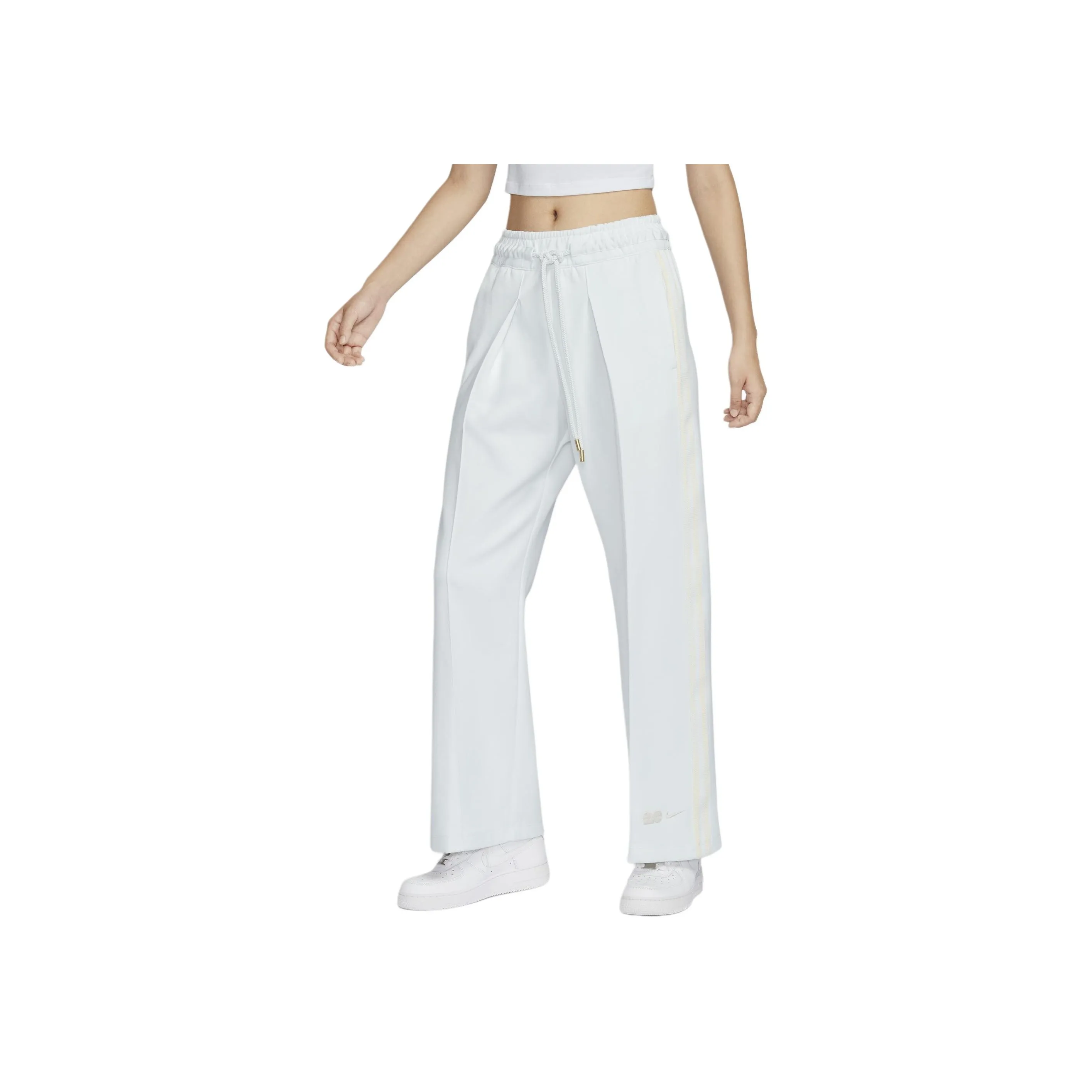 Nike Naomi Osaka Вязаные Тренировочные Штаны Женские Mountain PEAK Белый Светлый Айвори Белый