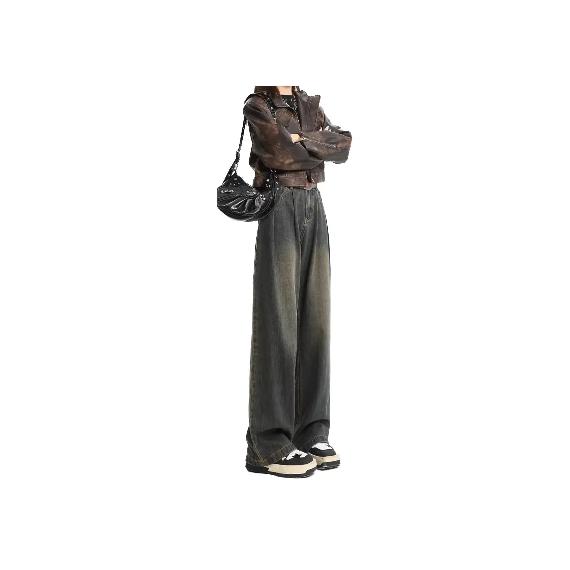 HELEH Джинсы Осенние и Зимние Женские