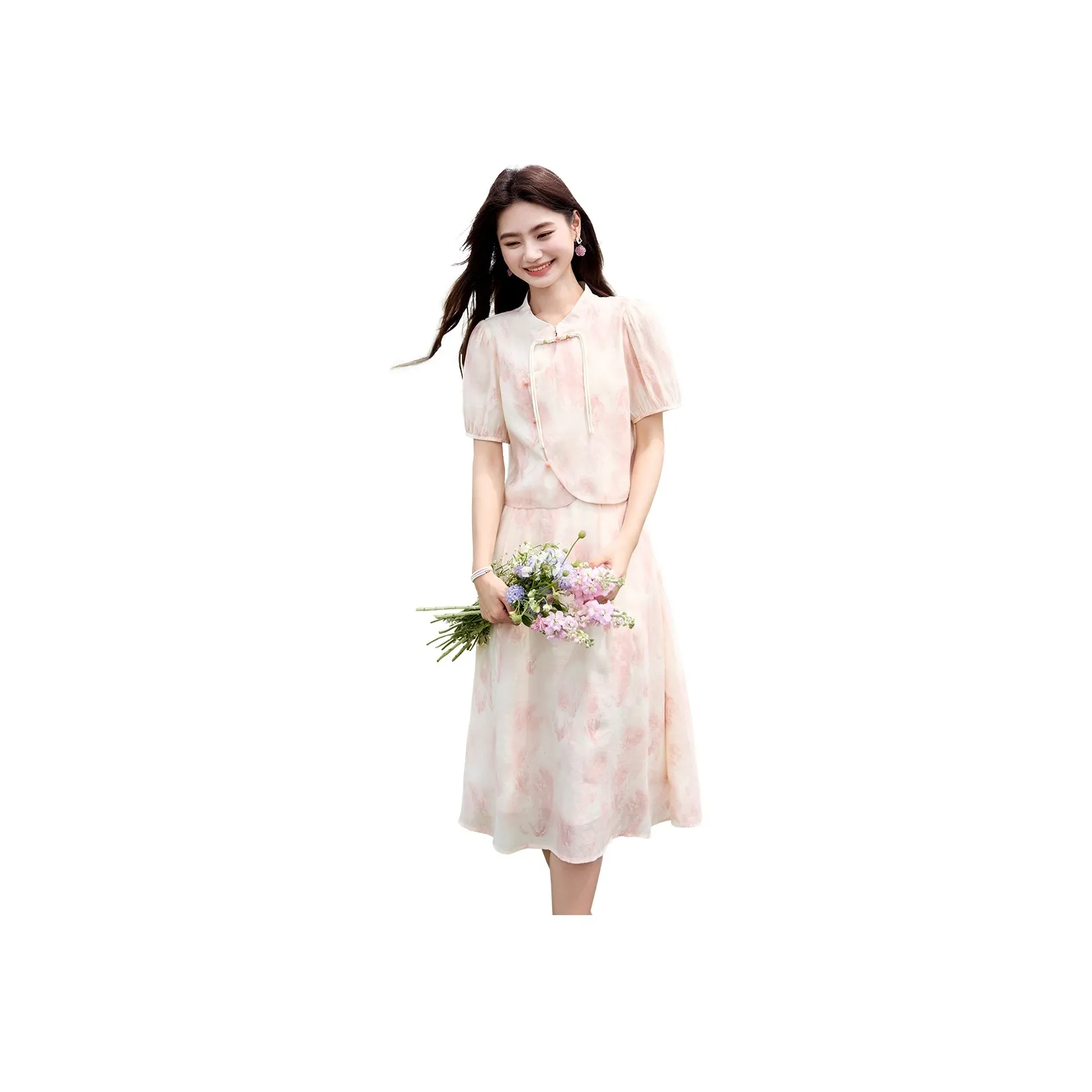 A Paradise For Awakening Skirt Set Women's Pink