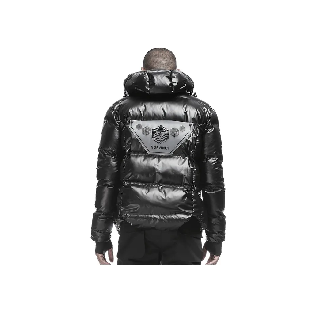 NORVINCY Light And Fluffy Cropped Puffer Jacket For Winter Unisex