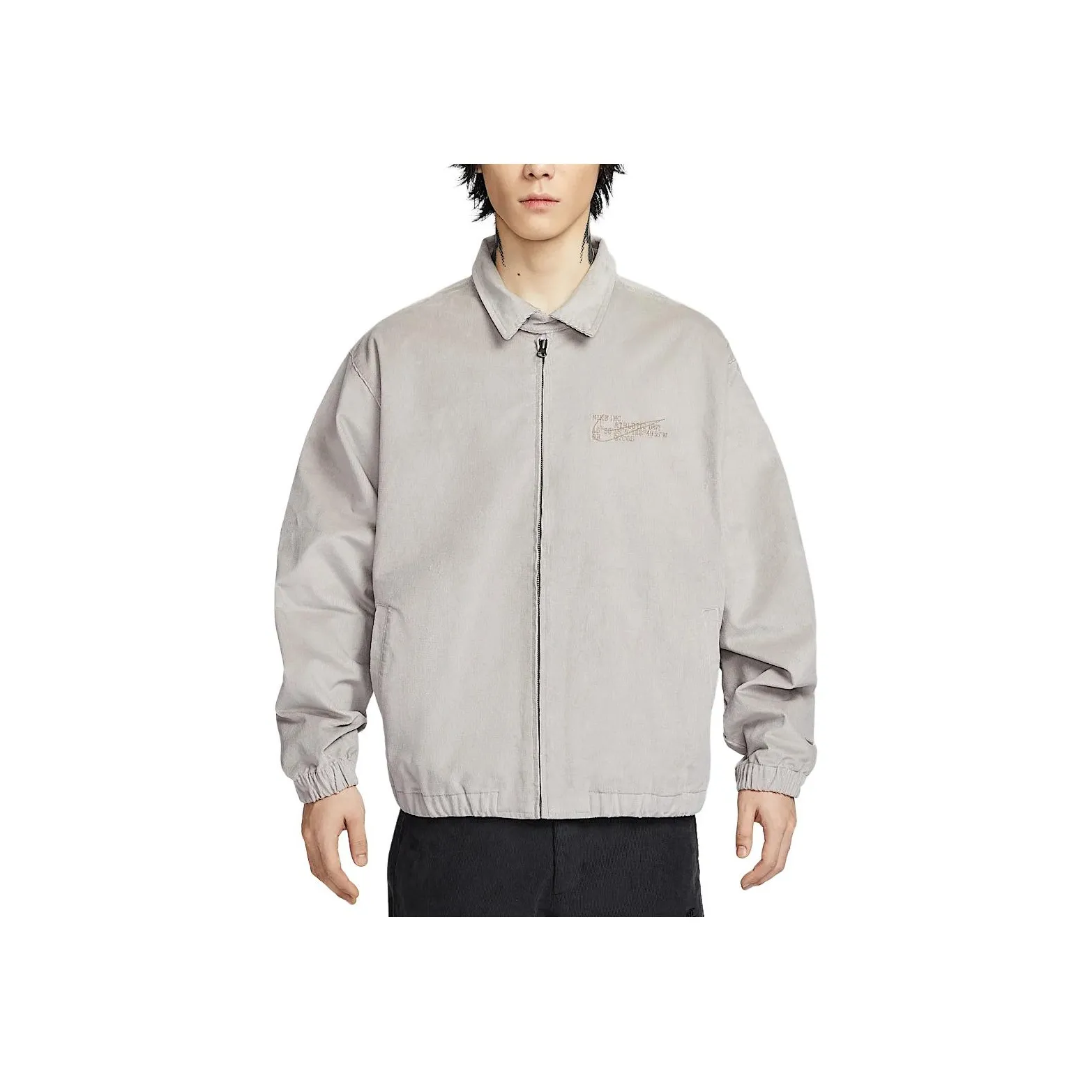 Nike AS M HARRINGTON JKT CORD OP Jackets Coats Men's Light Gray