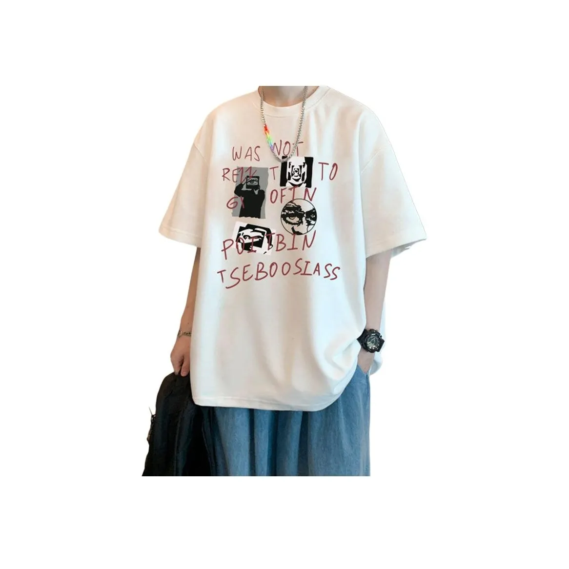 M MAICCO T Shirt Unisex White/Dark Gray/Black/Burgundy/Black/Navy Blue/Jasper