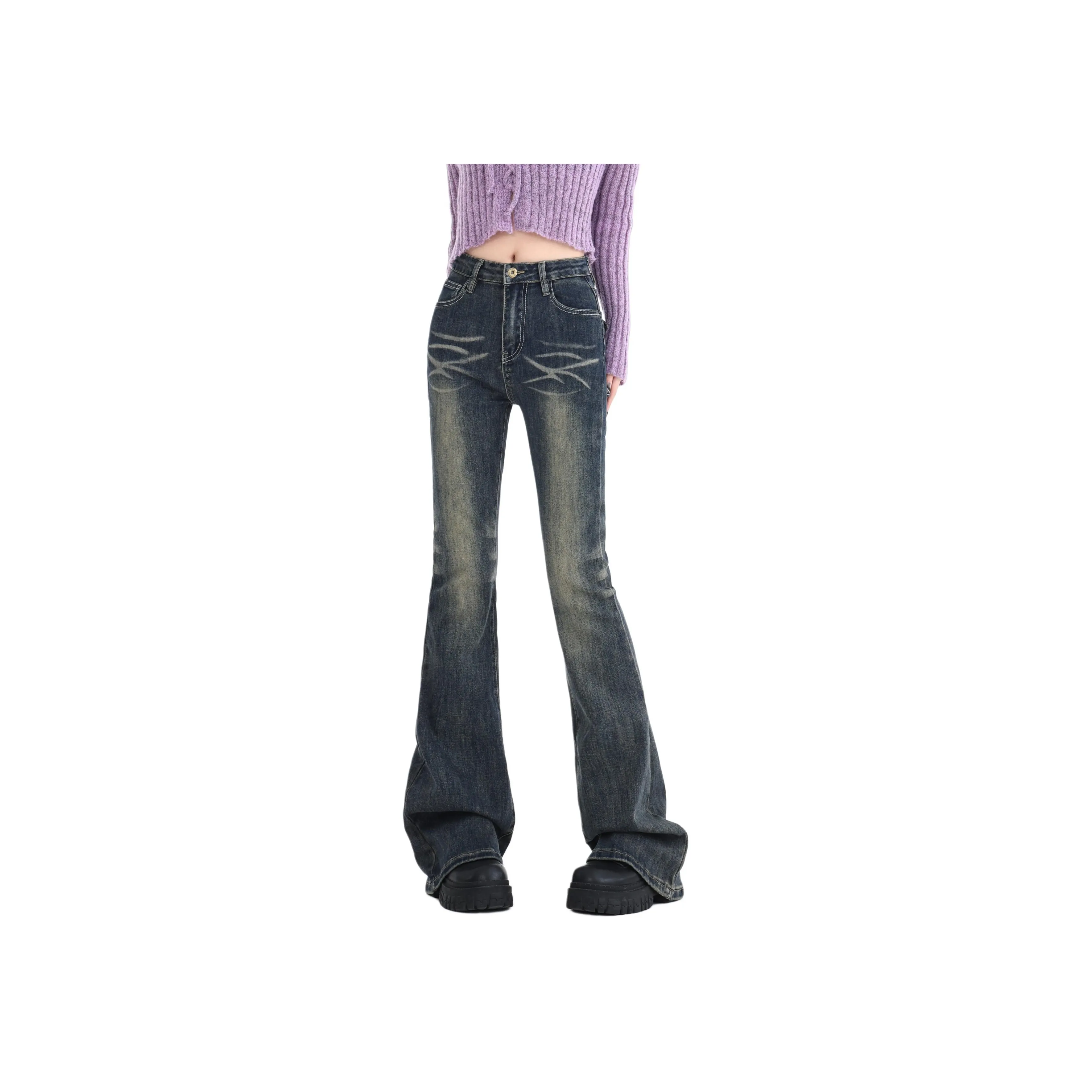 Glona Klio Ретро Ностальгический Унисекс Джинсы