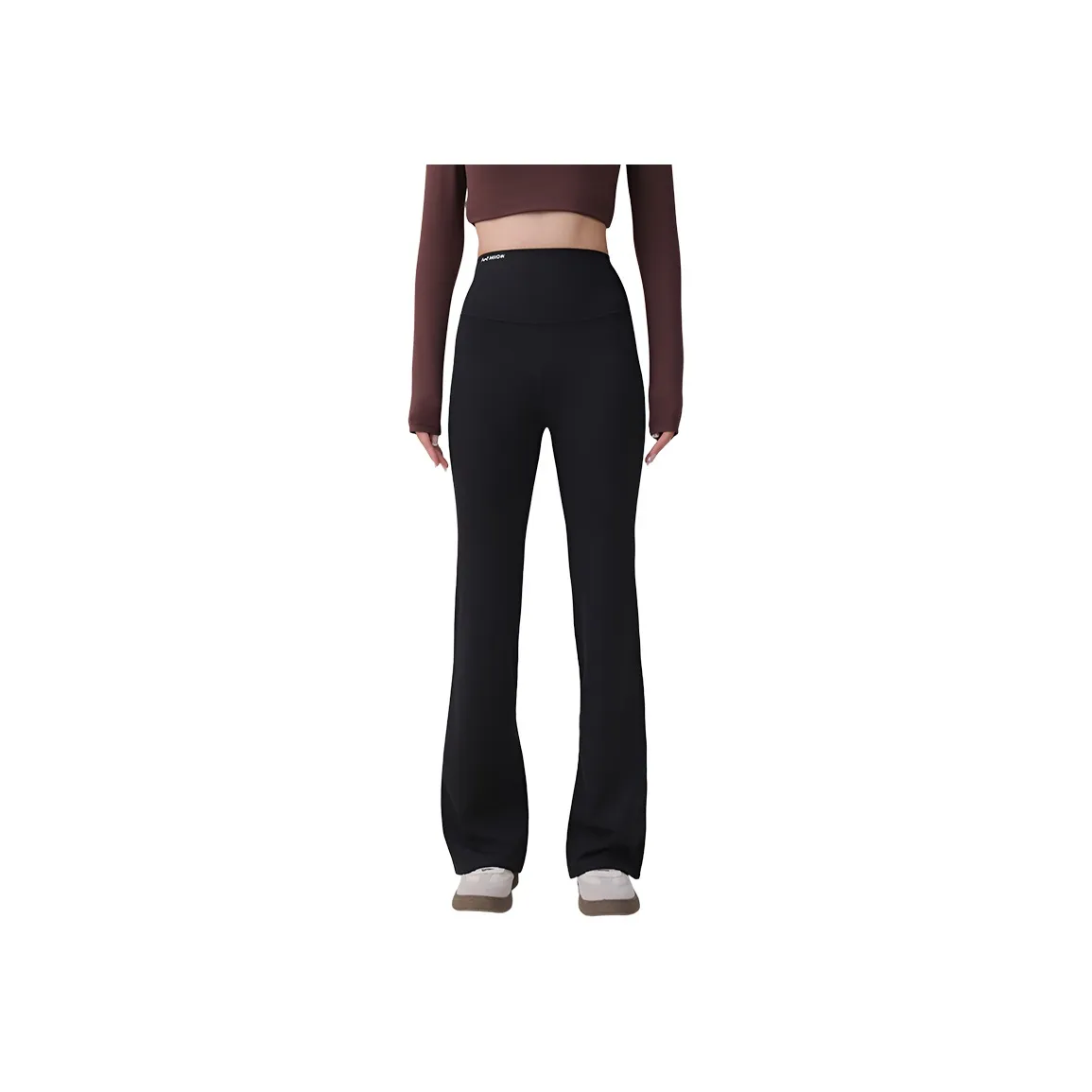 MIIOW Черный Тонкий Флис Женские Леггинсы