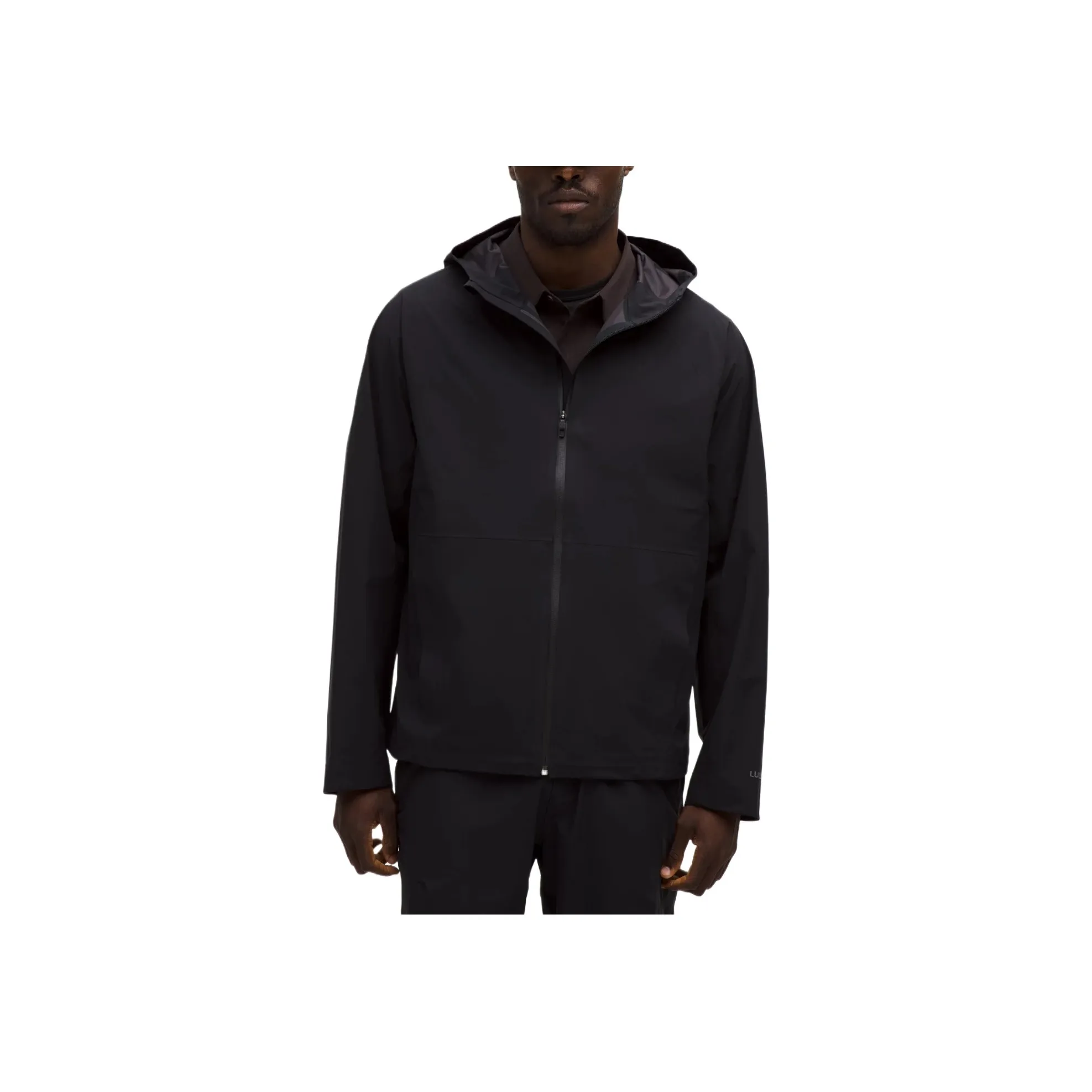 lululemon Эластичный Водонепроницаемый Куртка Мужской Черный