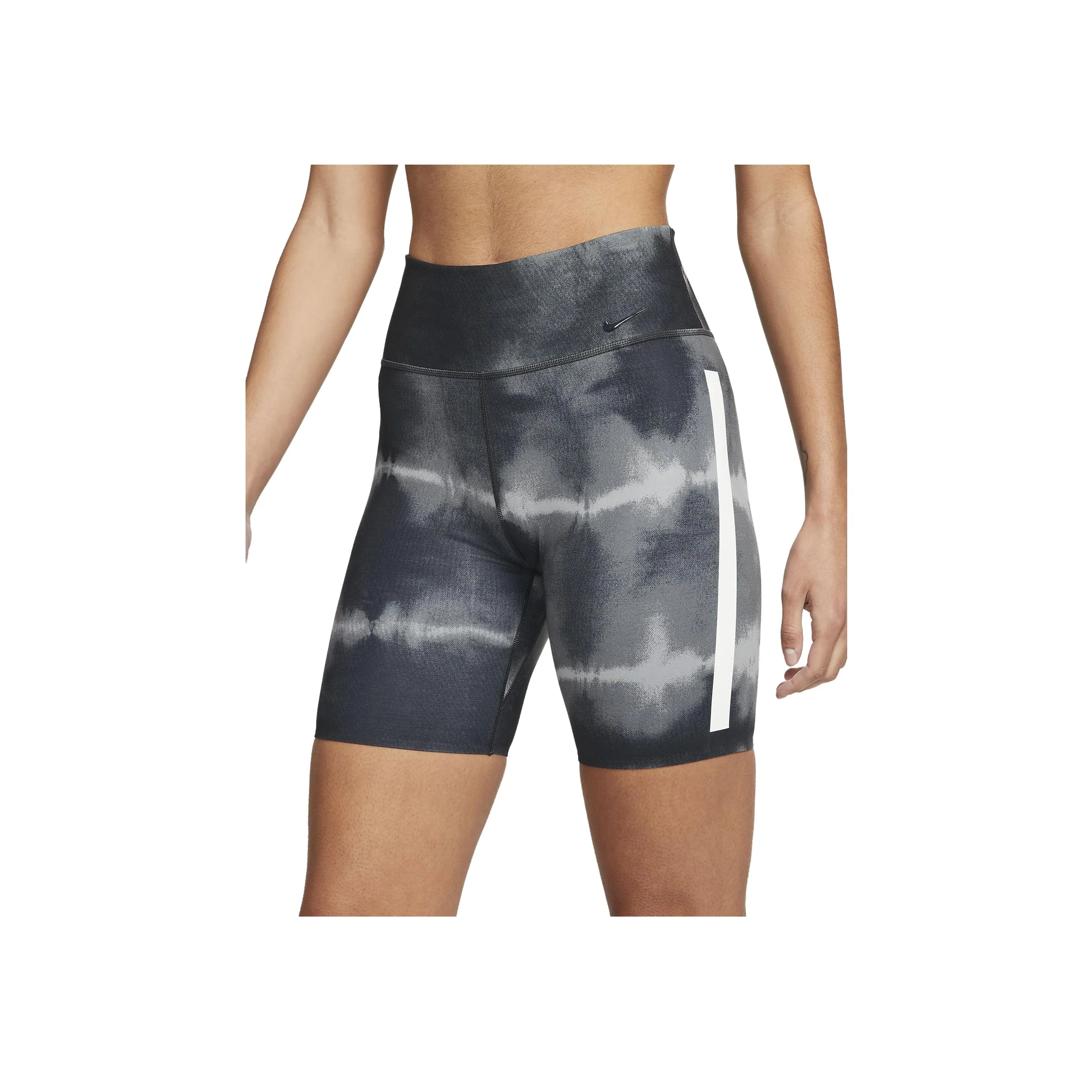 Nike Dri FIT 7' Mid Rise Printed 'Black' Training Shorts