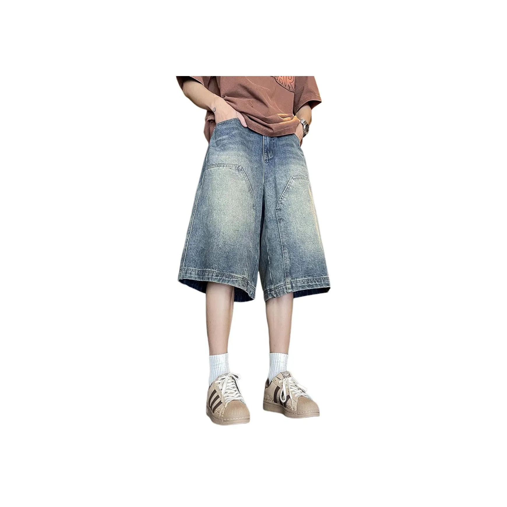 Humanism 1986 Джинсовые шорты Унисекс