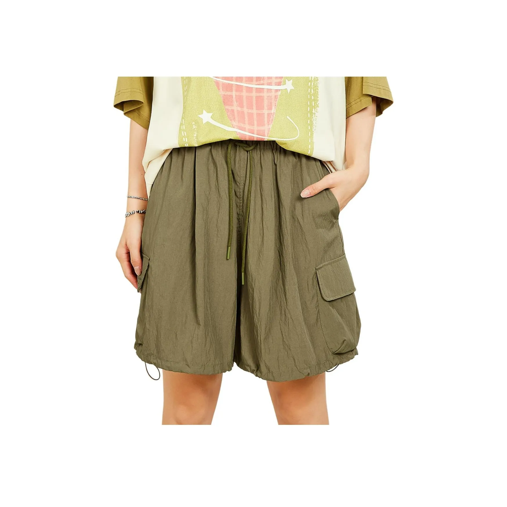 MUGUOGUOMU Карго шорты женские