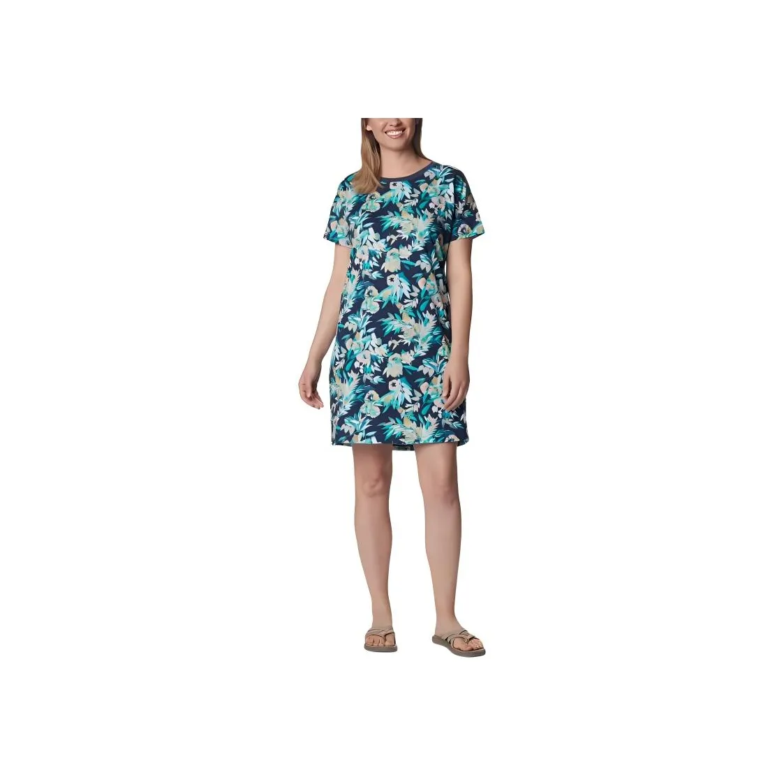 Columbia Short Sleeved Dress Women's Light Green