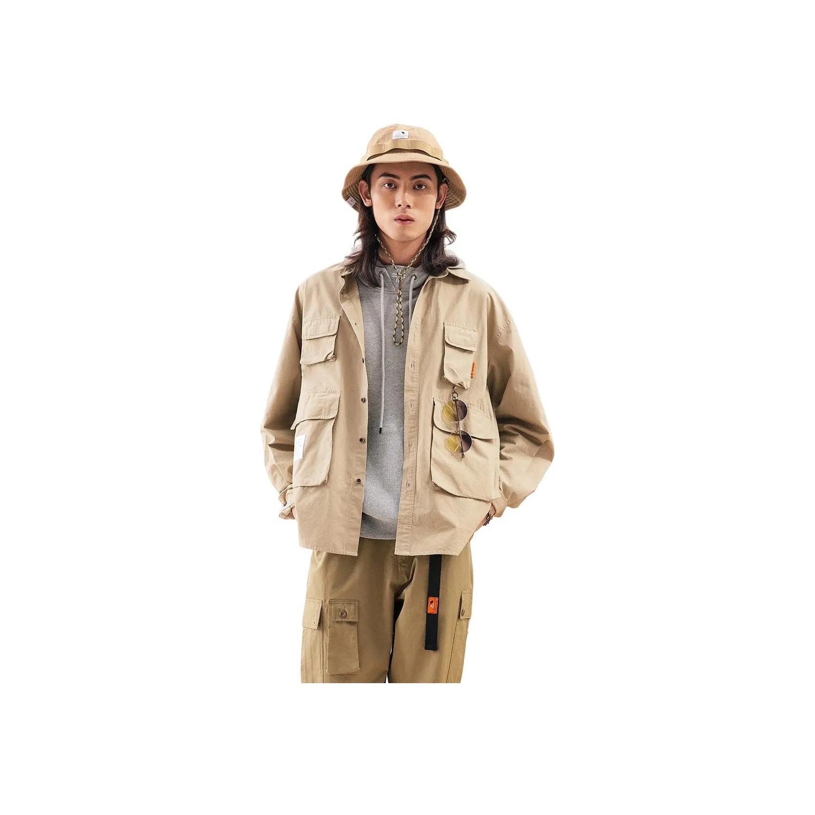 GOLDLION G+ Jackets Men Apricot