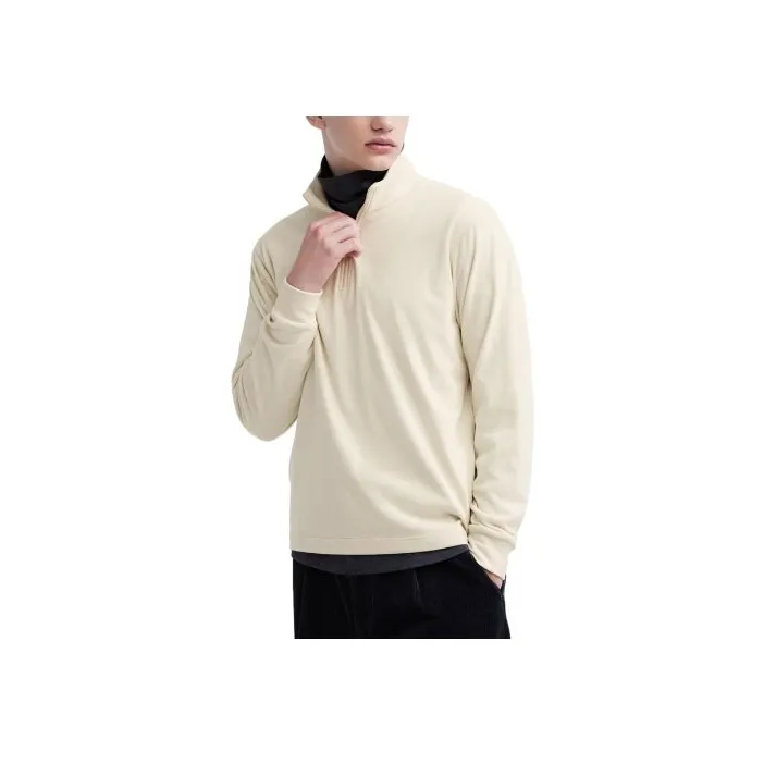 UNIQLO Velvet feel Coat Unisex Light Beige