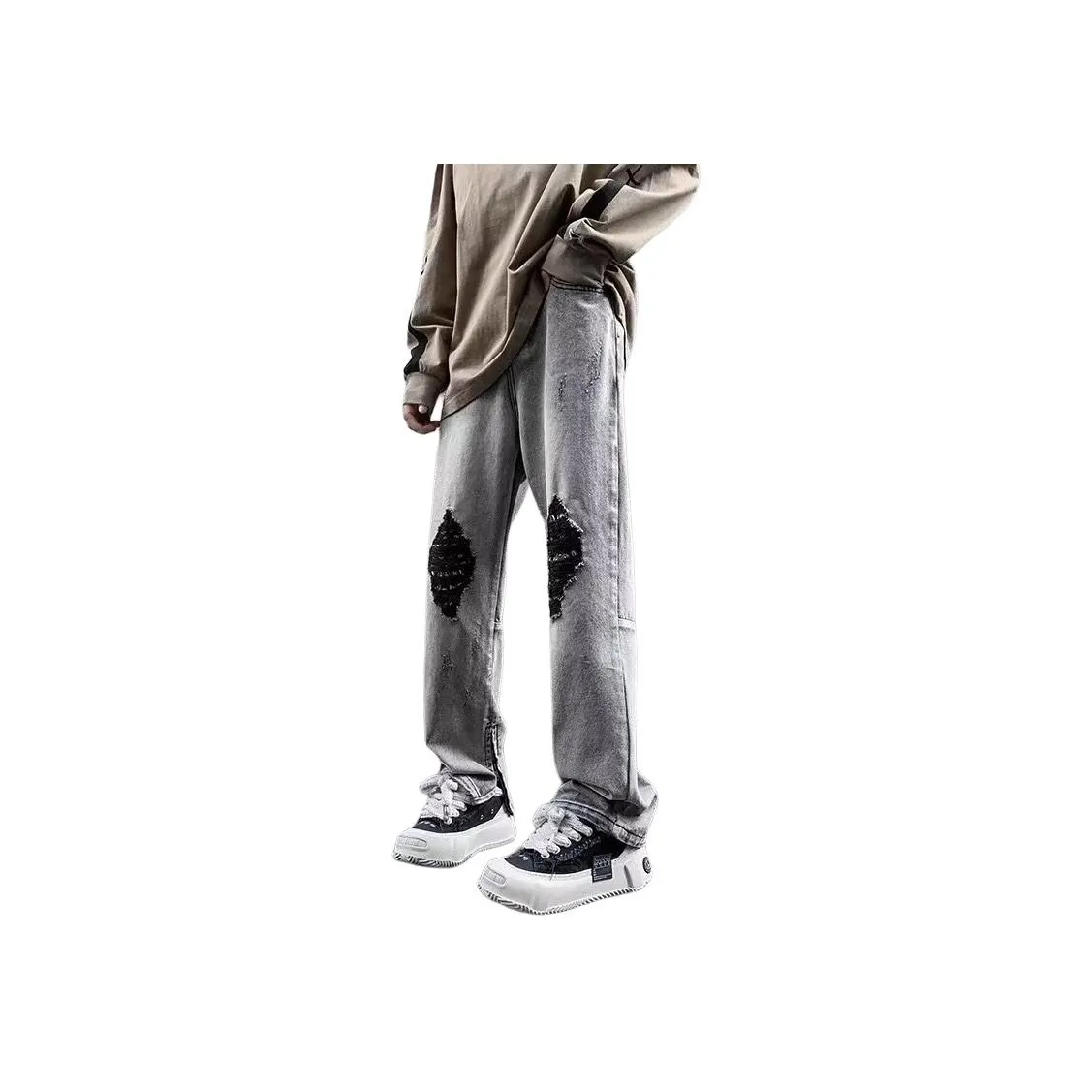 Concubine Zhu Jeans Unisex Black