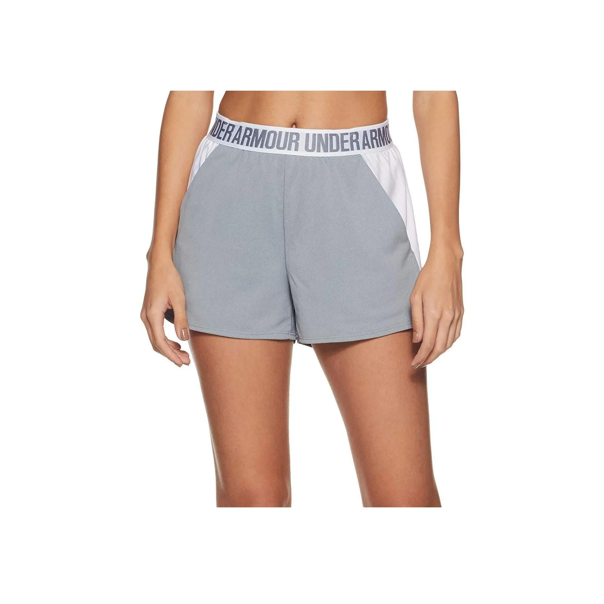 Under Armour Серый белый Женские Повседневные шорты