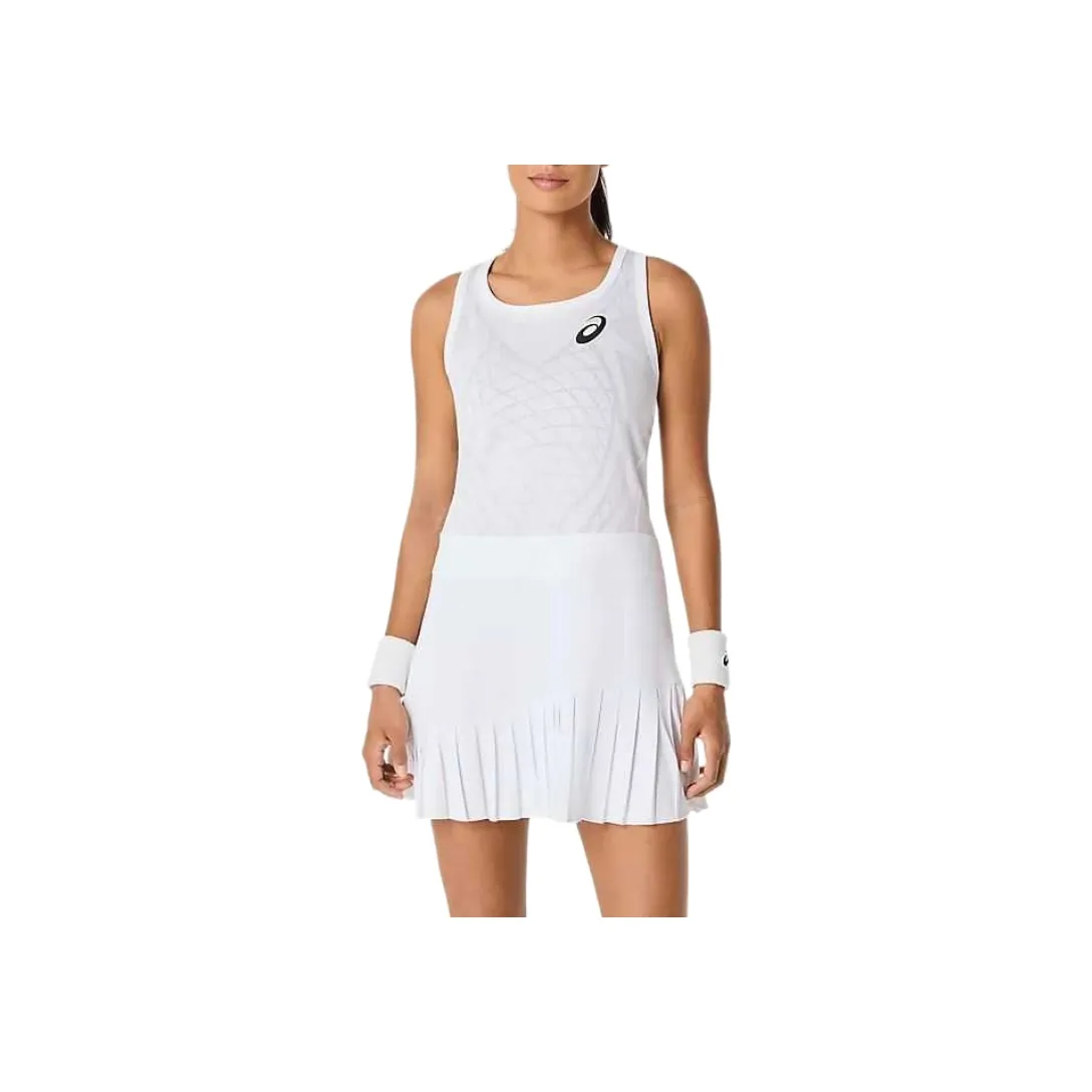 Asics Без рукавов Платье Женское Белое