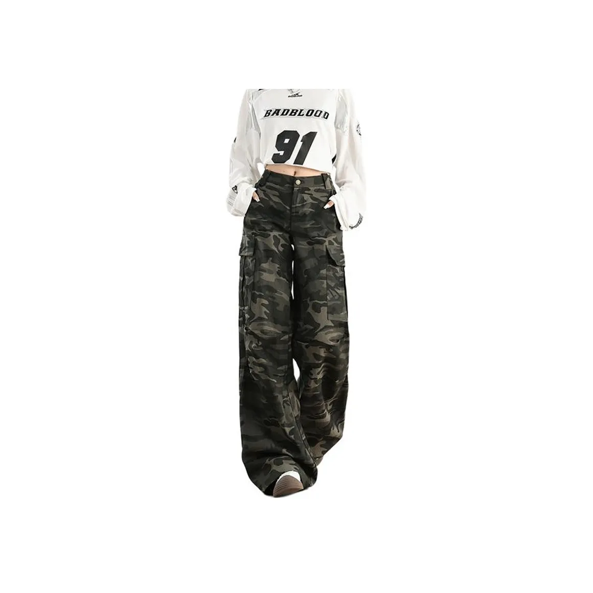 Concubine Zhu Jeans Unisex Camouflage