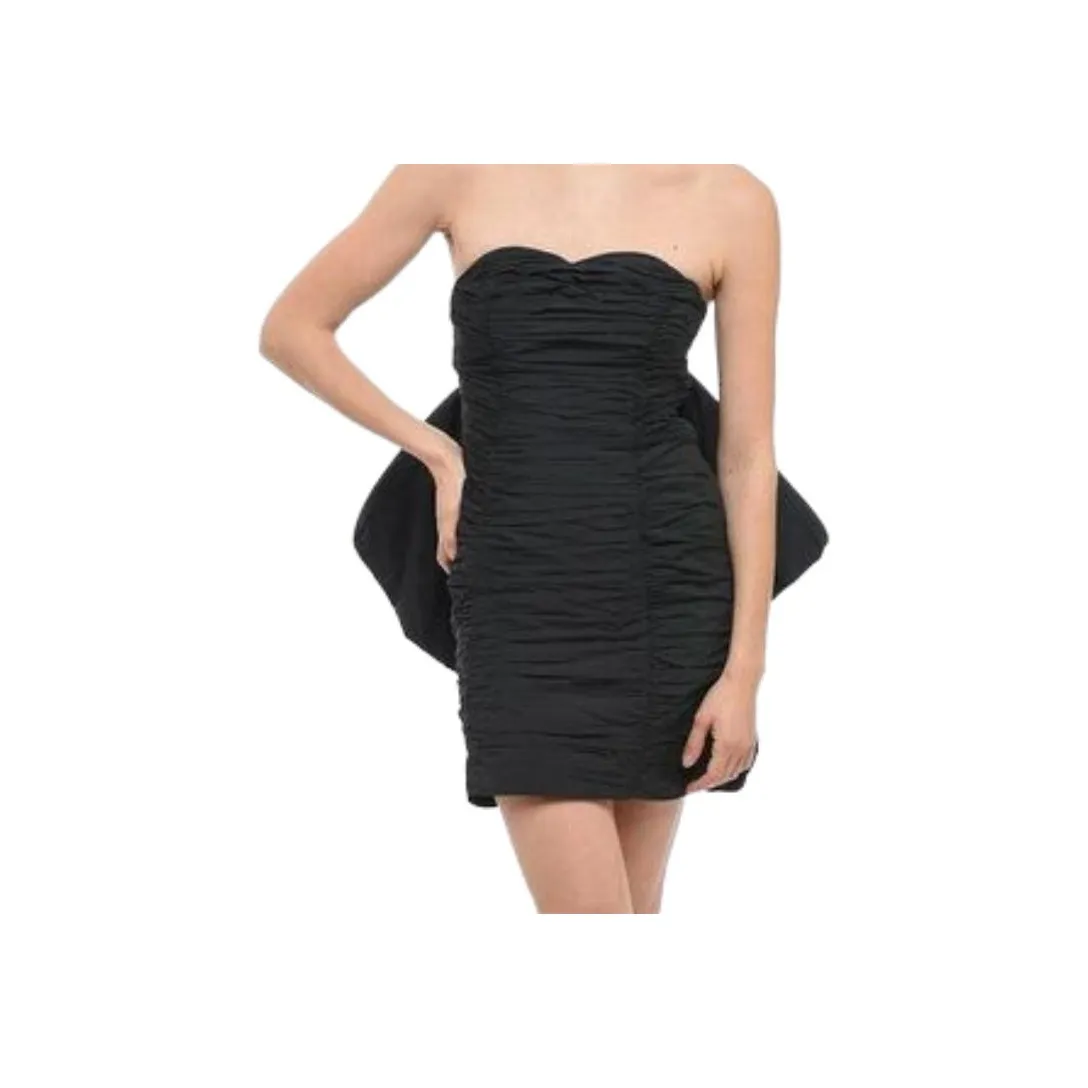 Rotate Без рукавов Платье Женское Черное