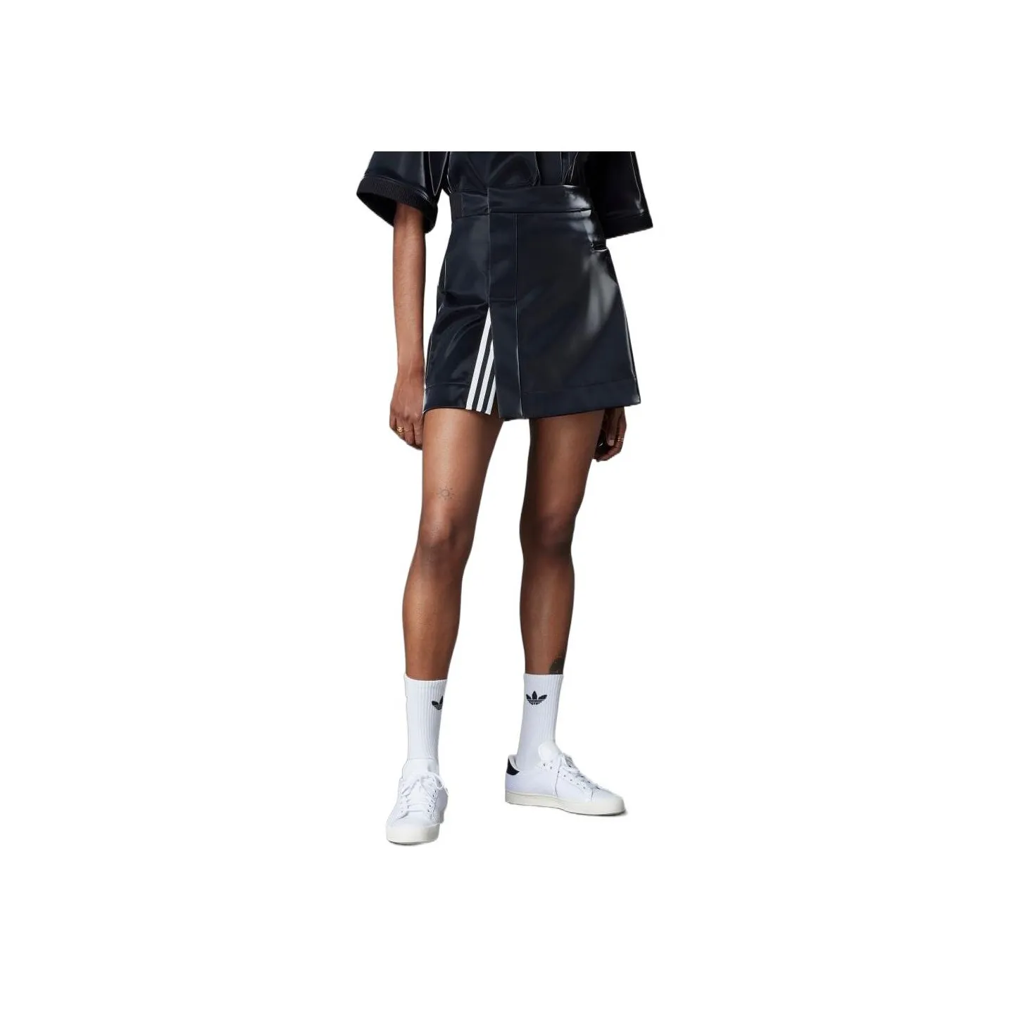 Adidas Blue Version High Shine Skirt Black