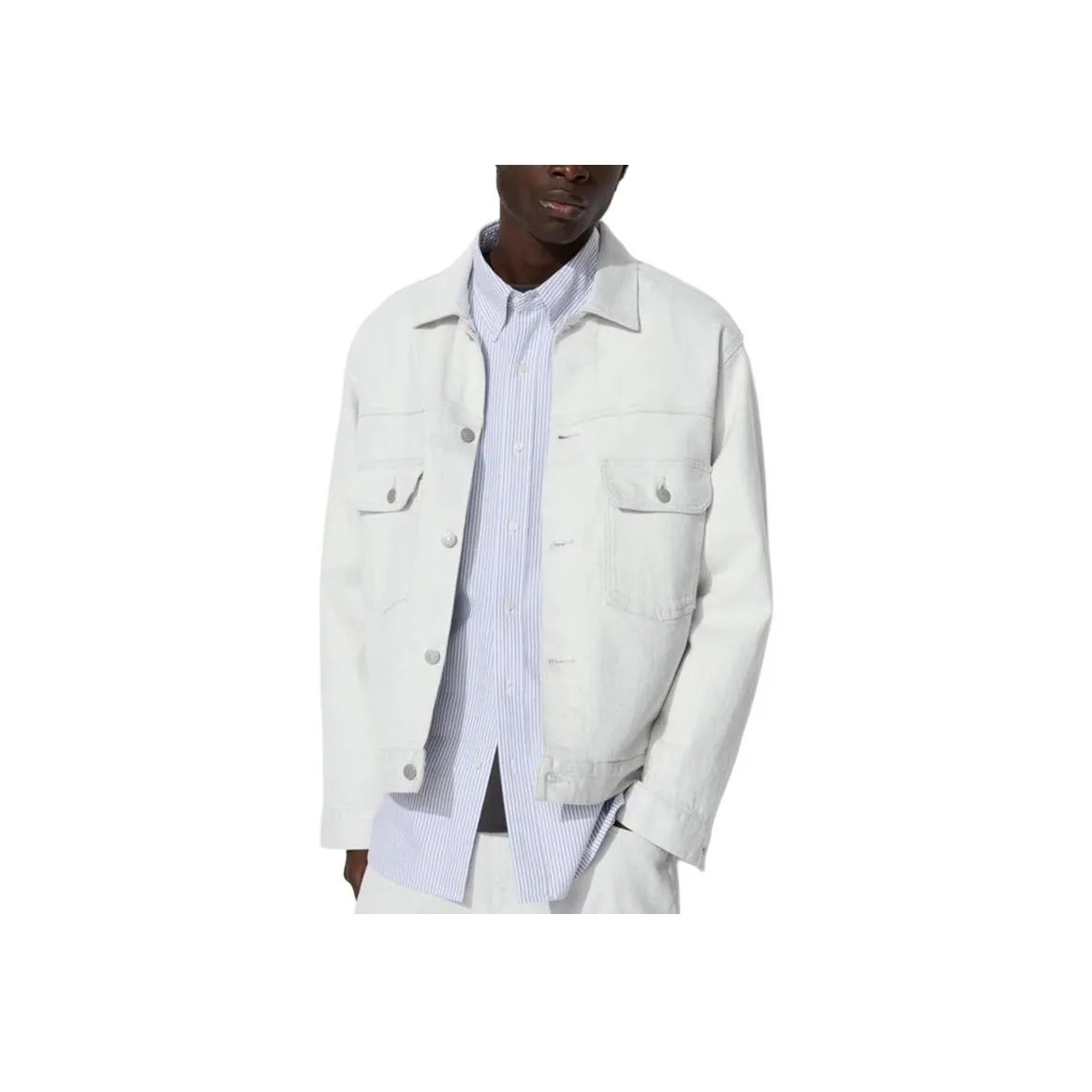 UNIQLO Denim Jacket Men's Ivory
