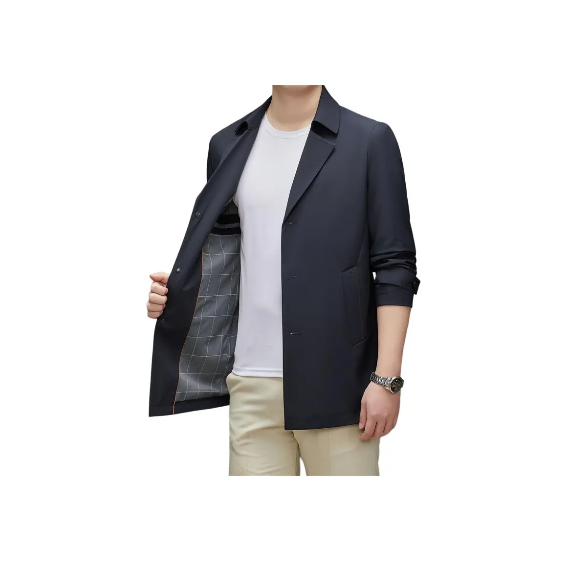 EMINU Мужской тренч