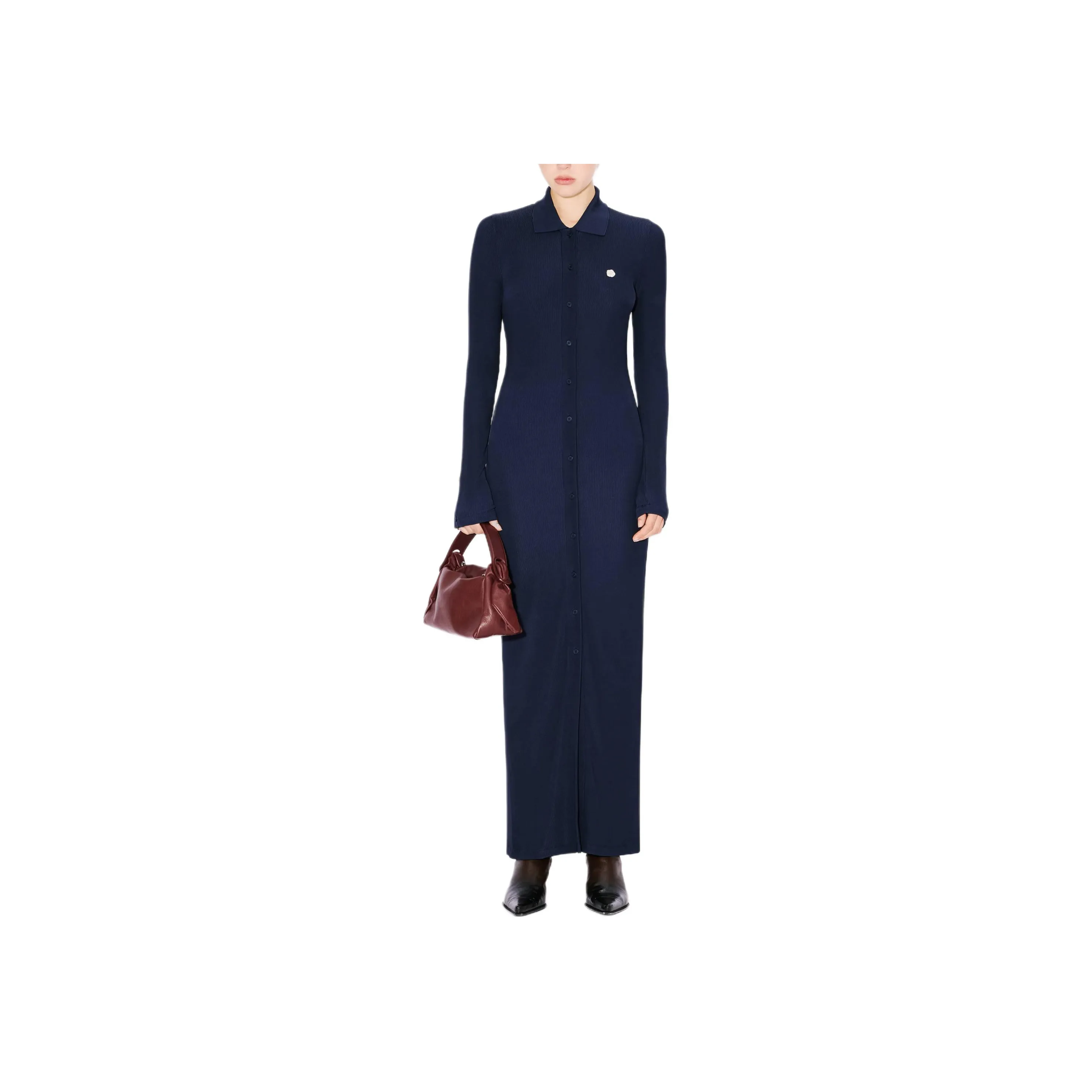 KENZO Long Rib Cardigan Dress