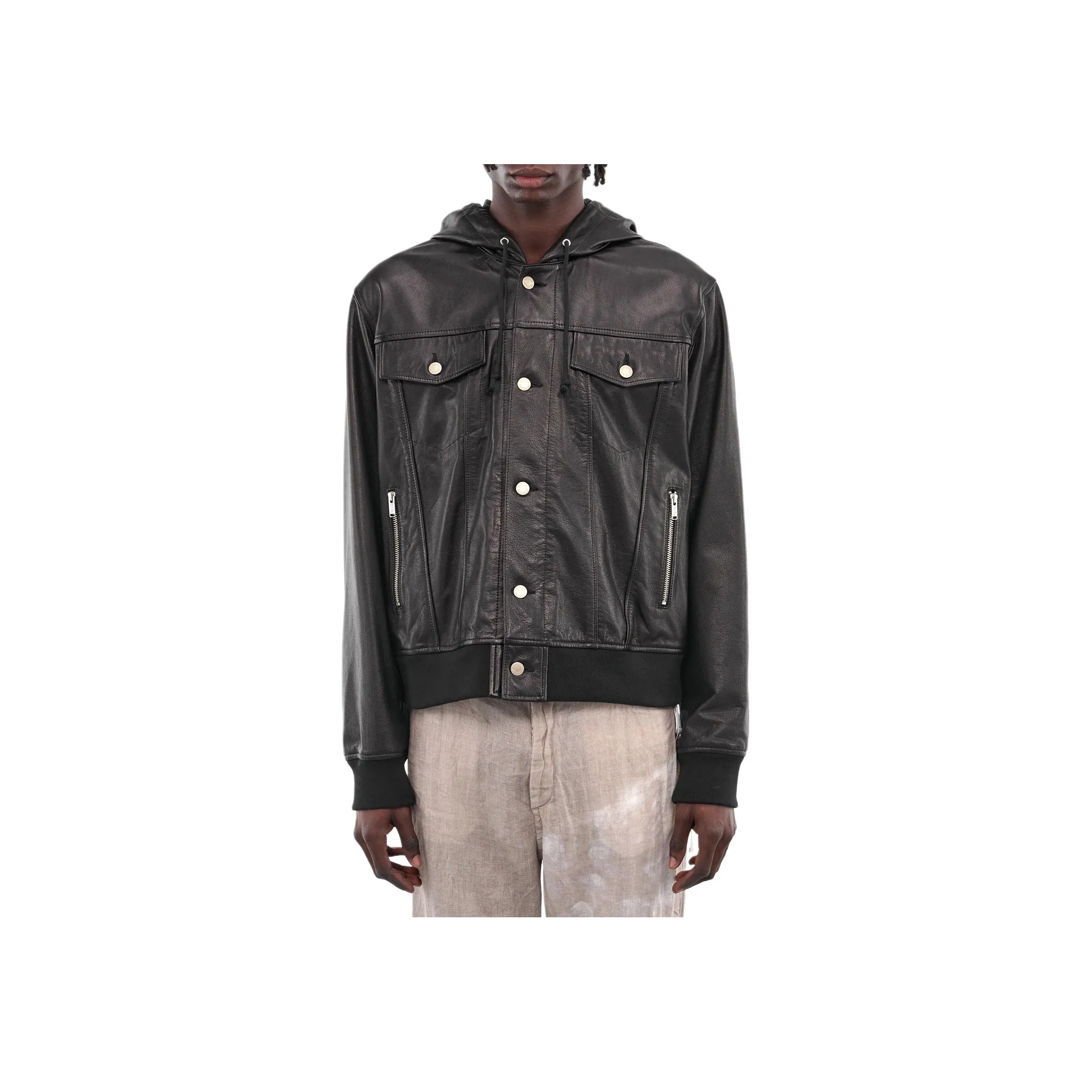 UNDERCOVER Button Up Zip Detailed Jacket