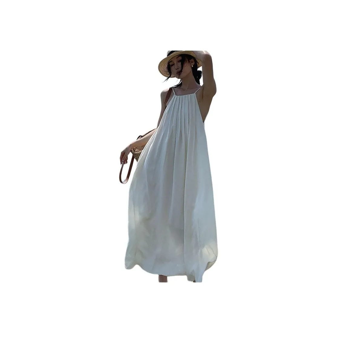 NANING 9 Белый Женские Слиплатья