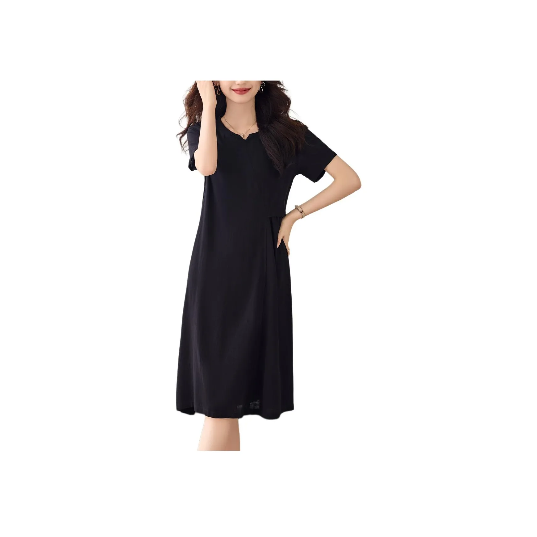 ORIGIN Short-Sleeved Dresses Women's Black