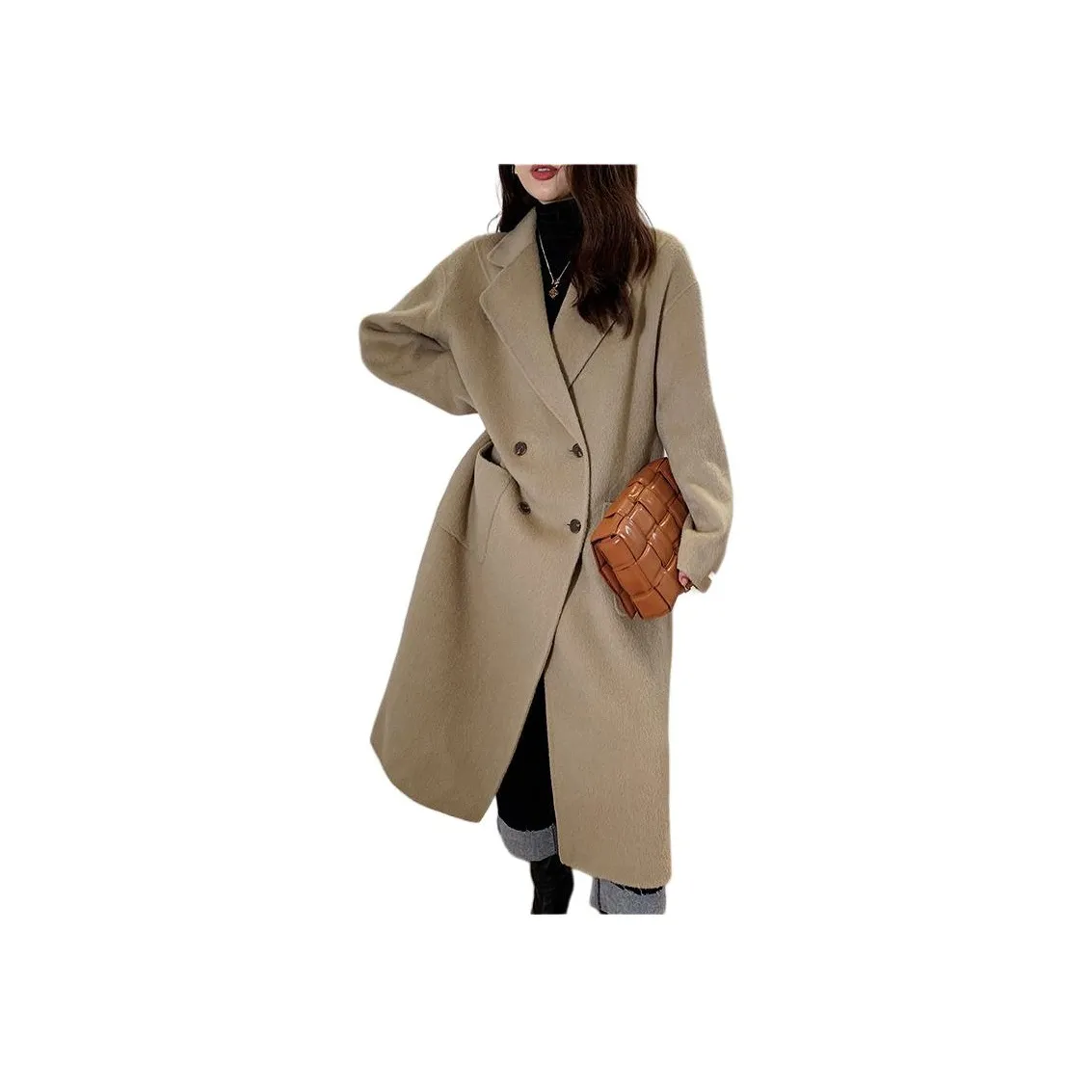 NANING9 CAMEL Женское пальто