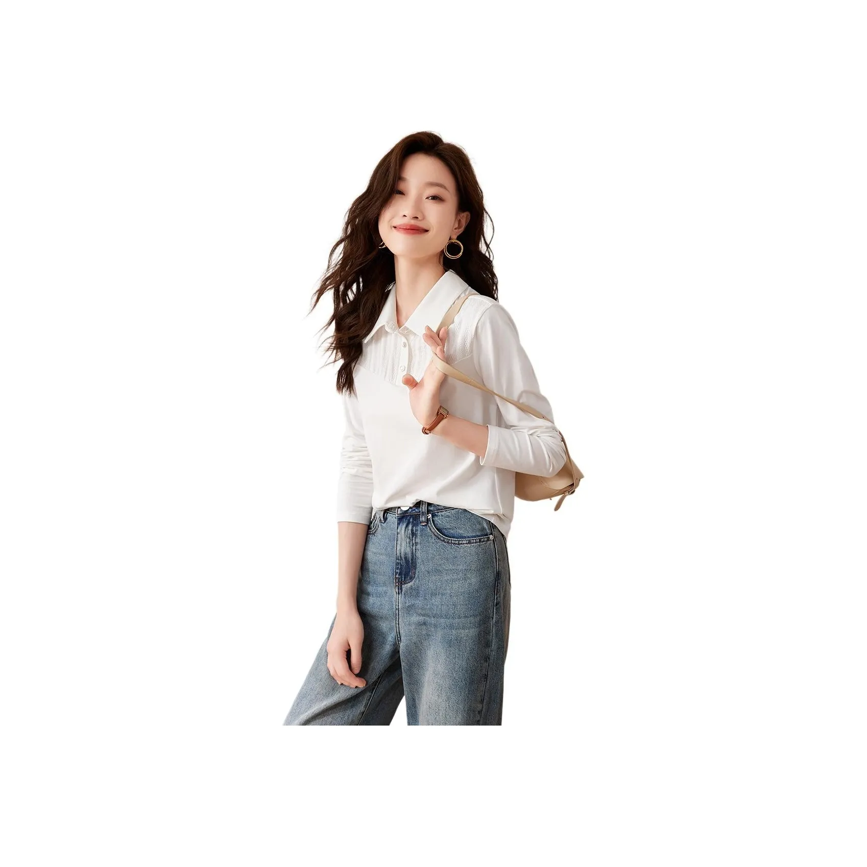 Mo Han Yi Mei T Shirt Women's Raw White