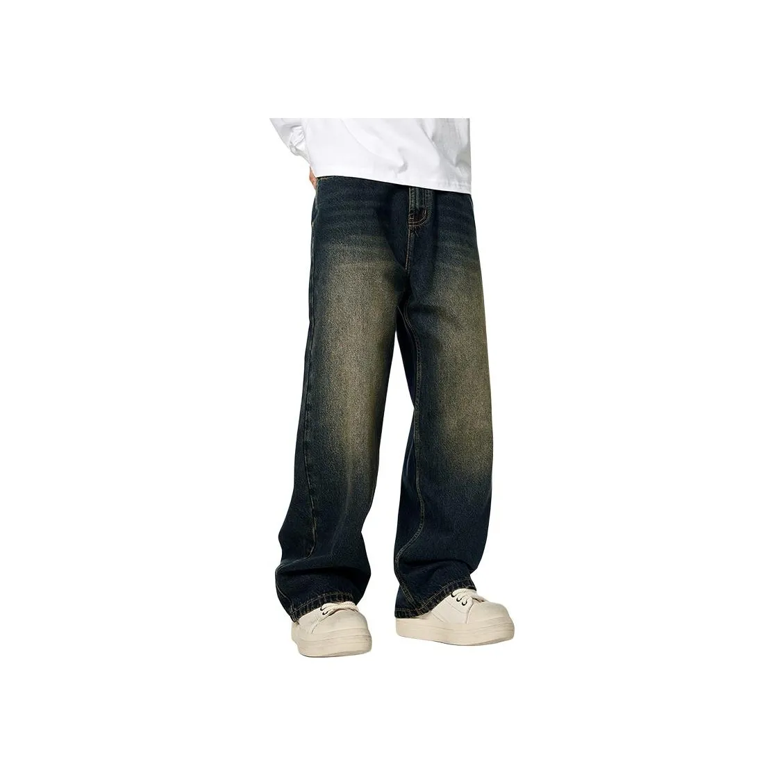 GTRG Jeans Unisex Navy Blue