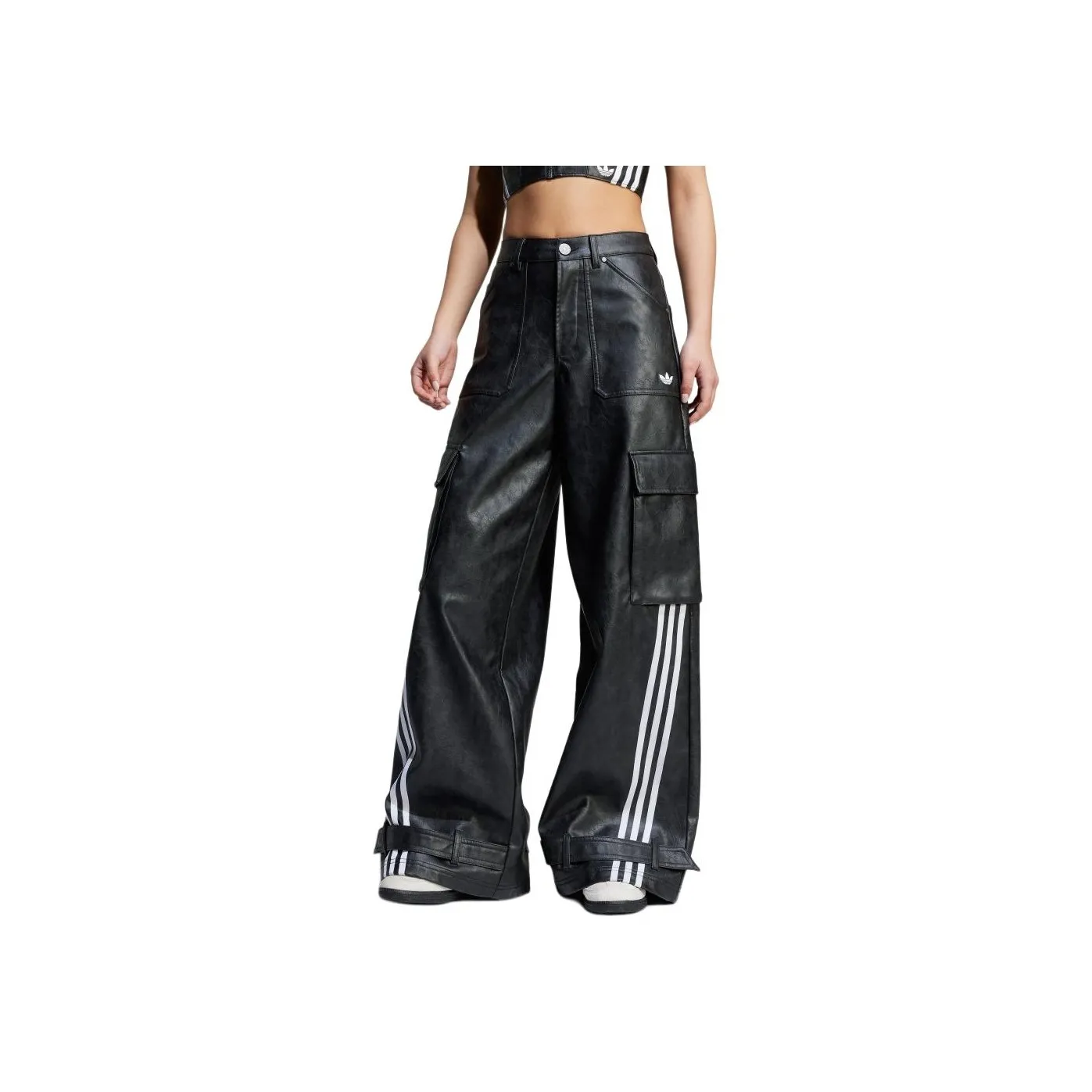 Adidas Originals Adilenium Season 3 Vintage Faux Leather Pants