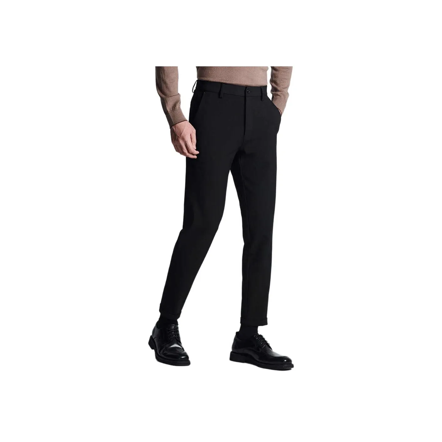 SAINT ANGELO Casual Pants Men's Linen Green