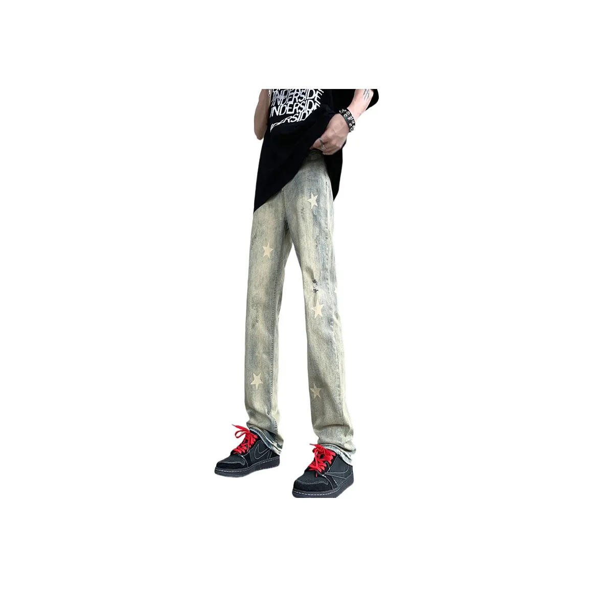 Mulinsen Jeans Unisex Yellow Mud