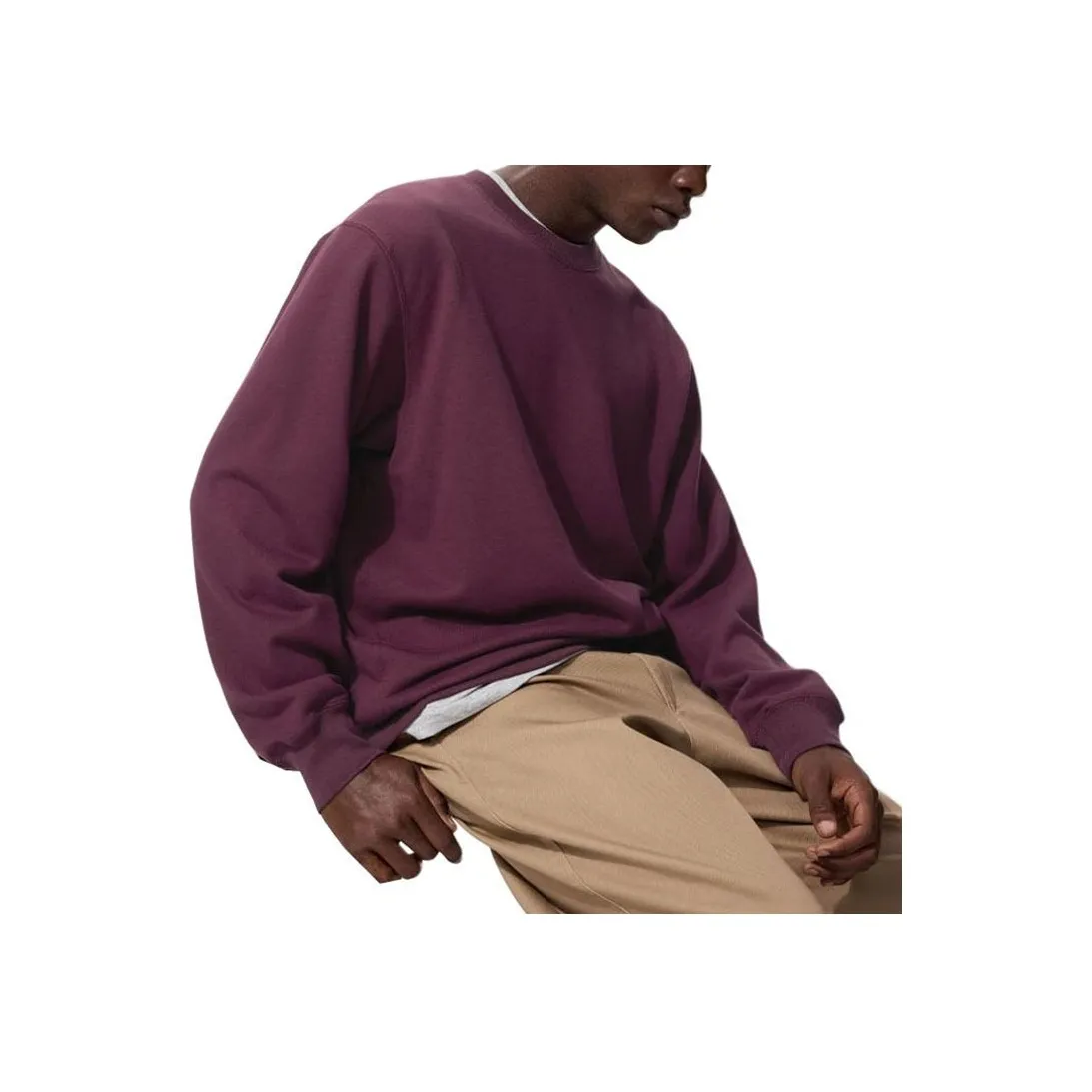 UNIQLO Толстовка Унисекс Бордовый