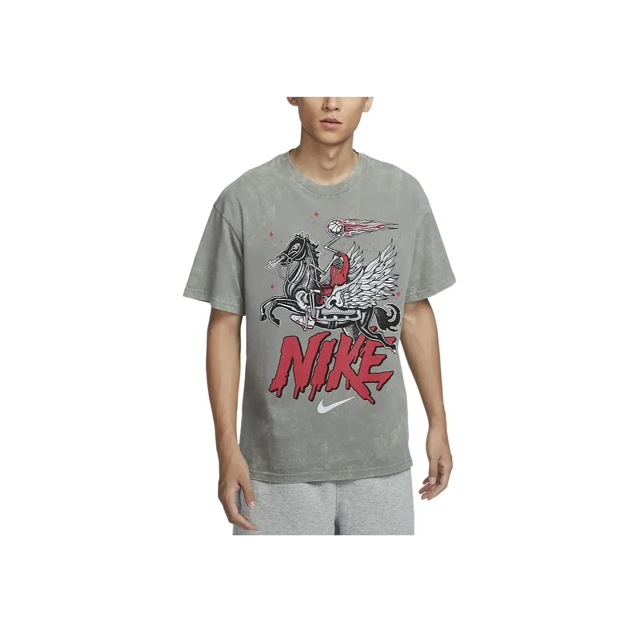 Nike T Shirt Men's Asphalt Gray