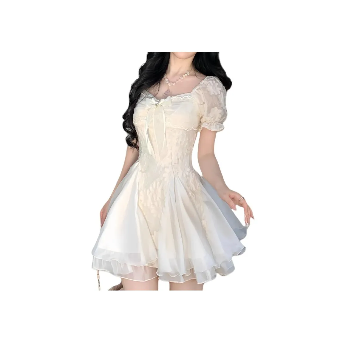 Cotton Gene Короткий рукав Платье Женское