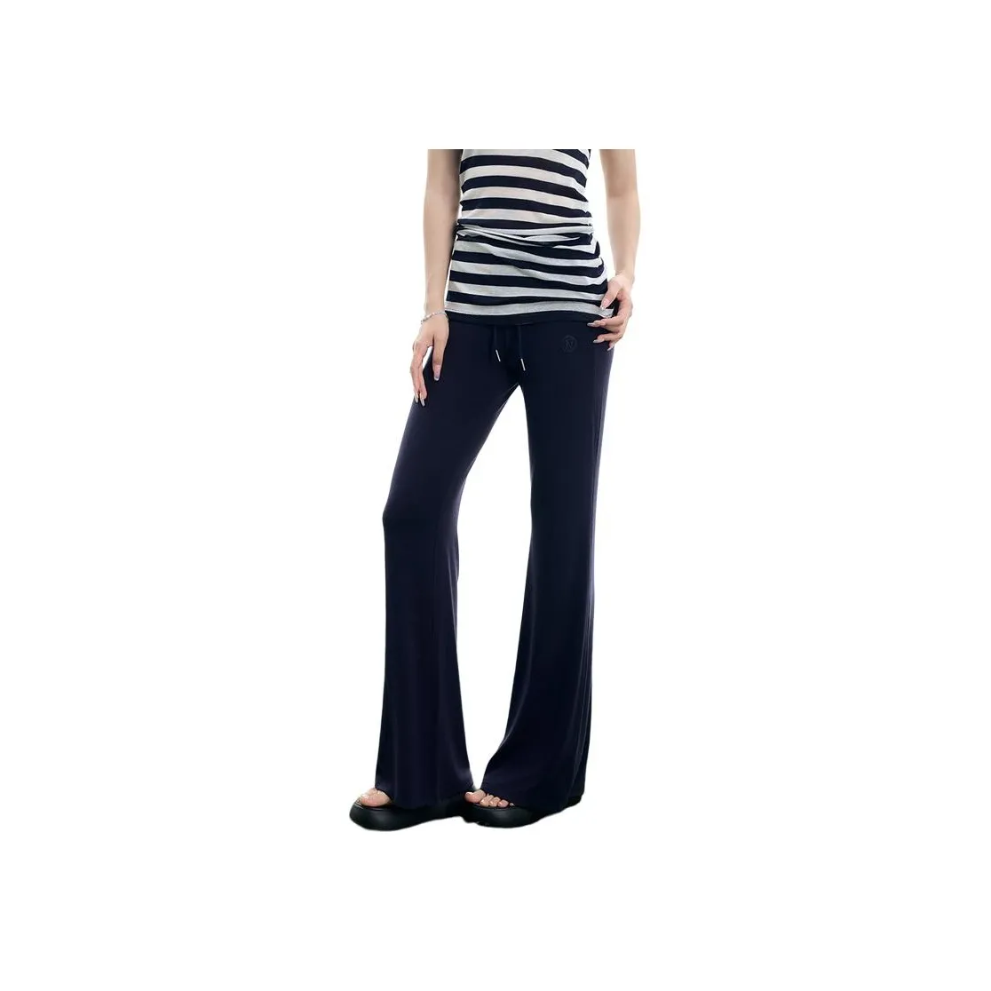 INSLIISA Повседневные брюки Женские Темно-синий