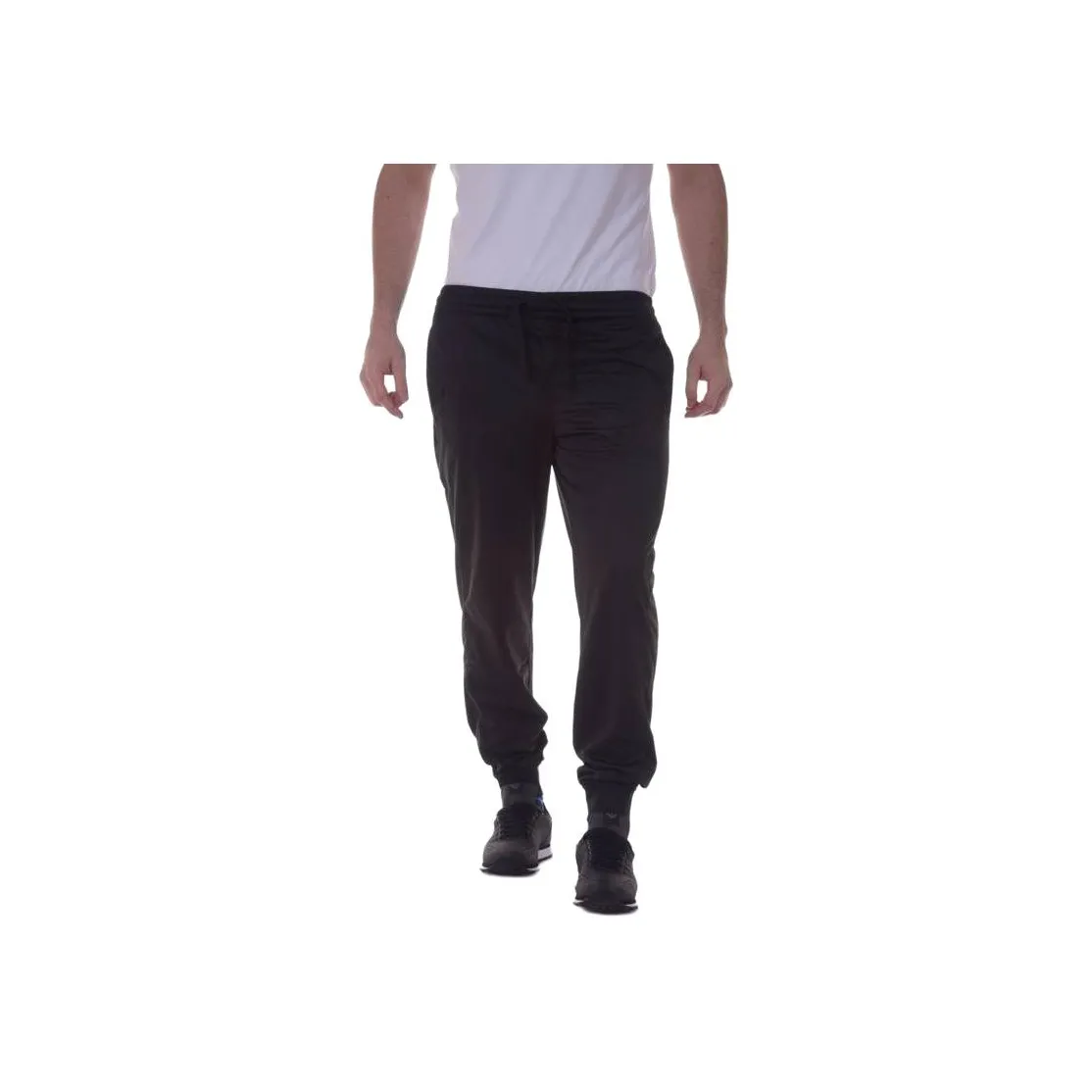 EMPORIO ARMANI EA7 Knitted Sweatpants Men's Black