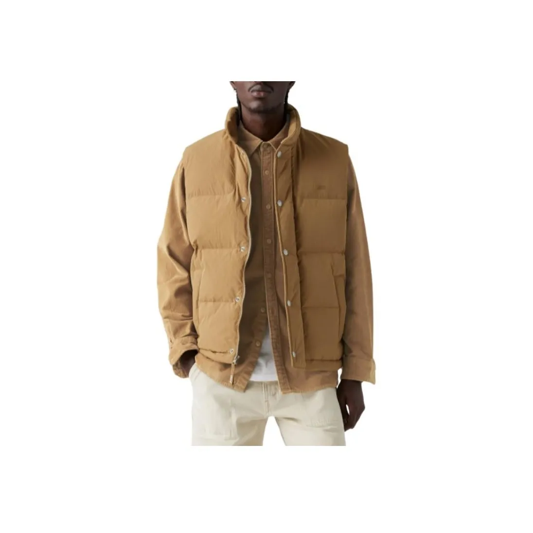 Levis Vests Men's Brown