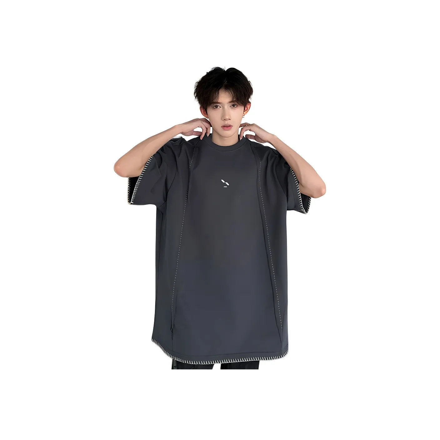 MIIRACER Серый Унисекс Футболка