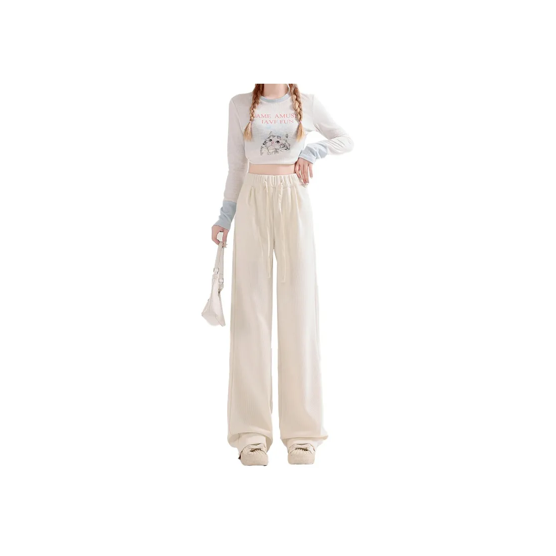 Enhanced Casual Pants Women's 5 Apricot