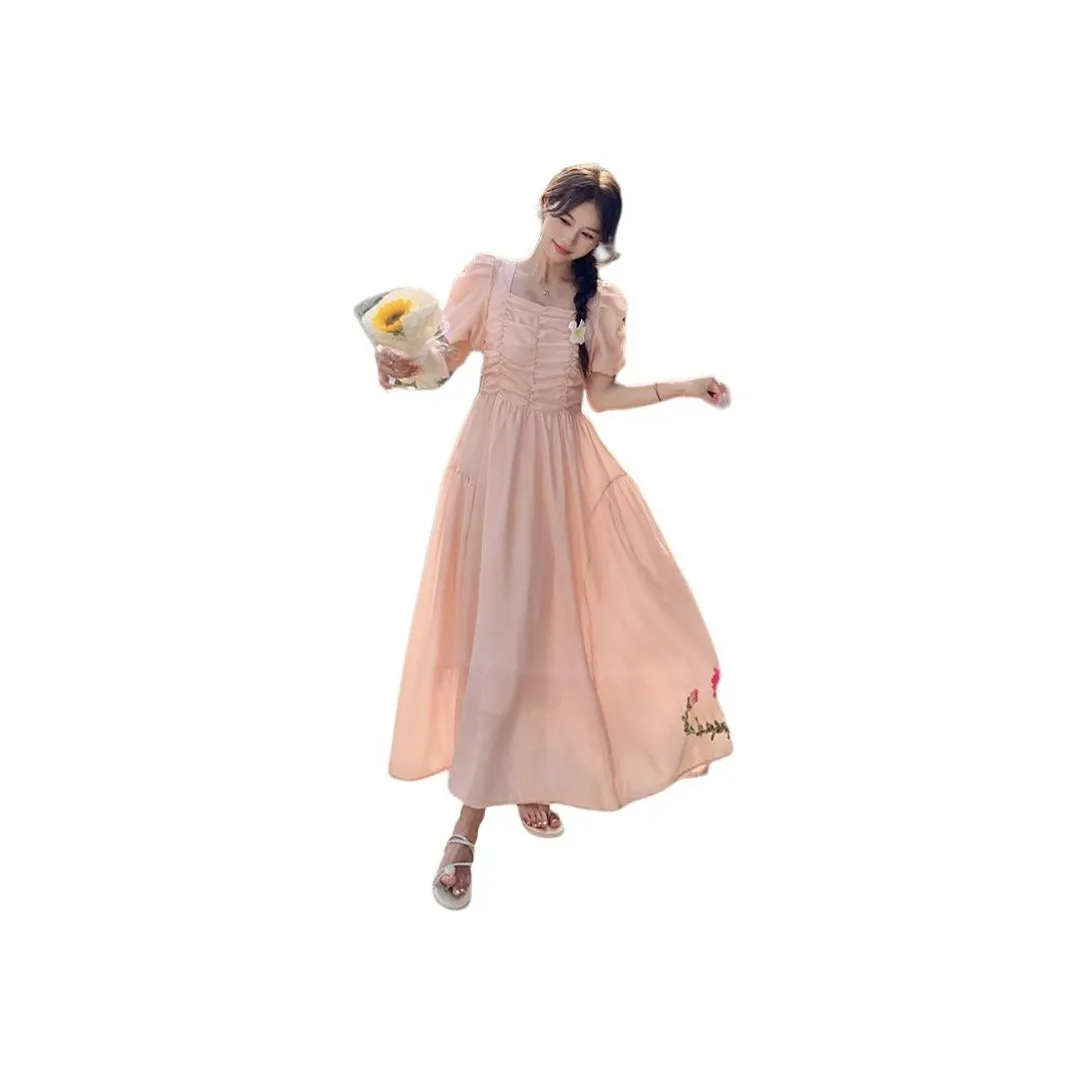 Pure Shimane Long Sleeved Dress Women's Image Color